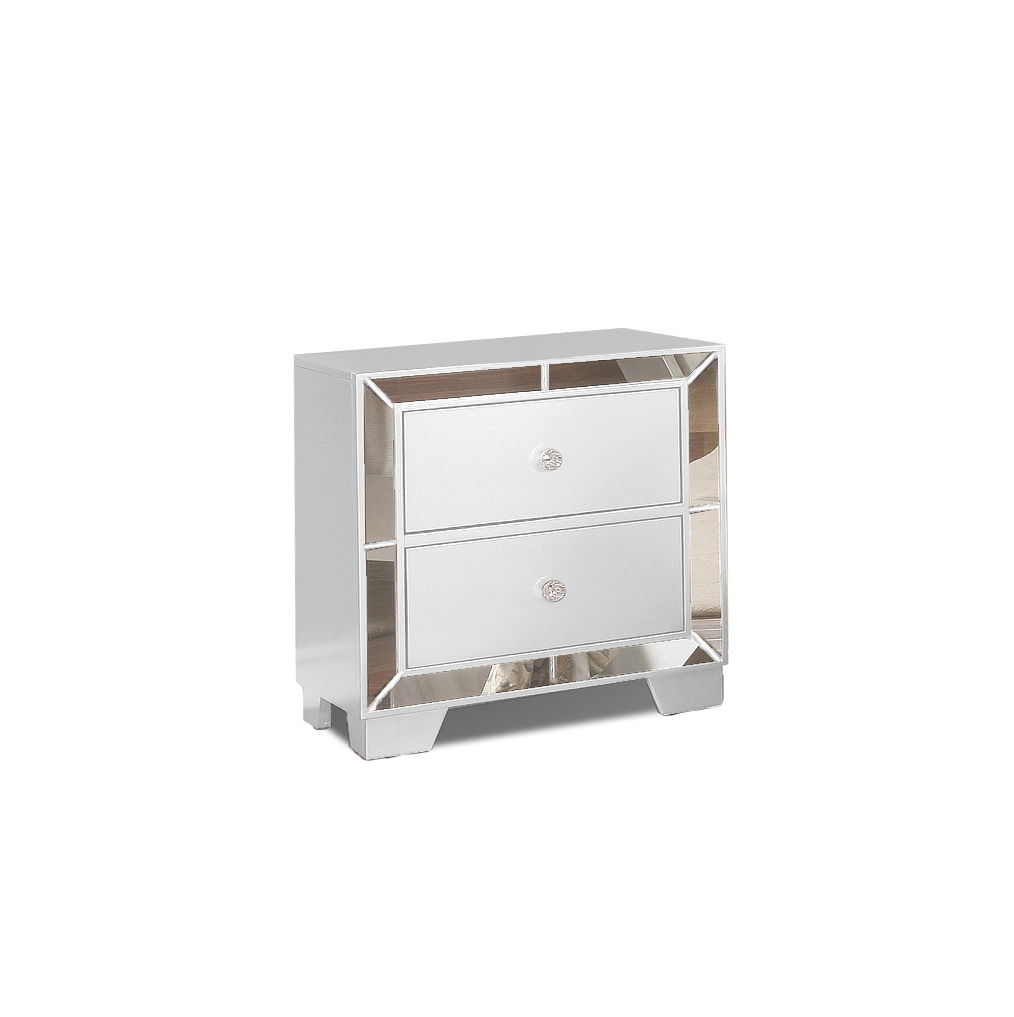 Bella Esprit Belisa White Night Stand
