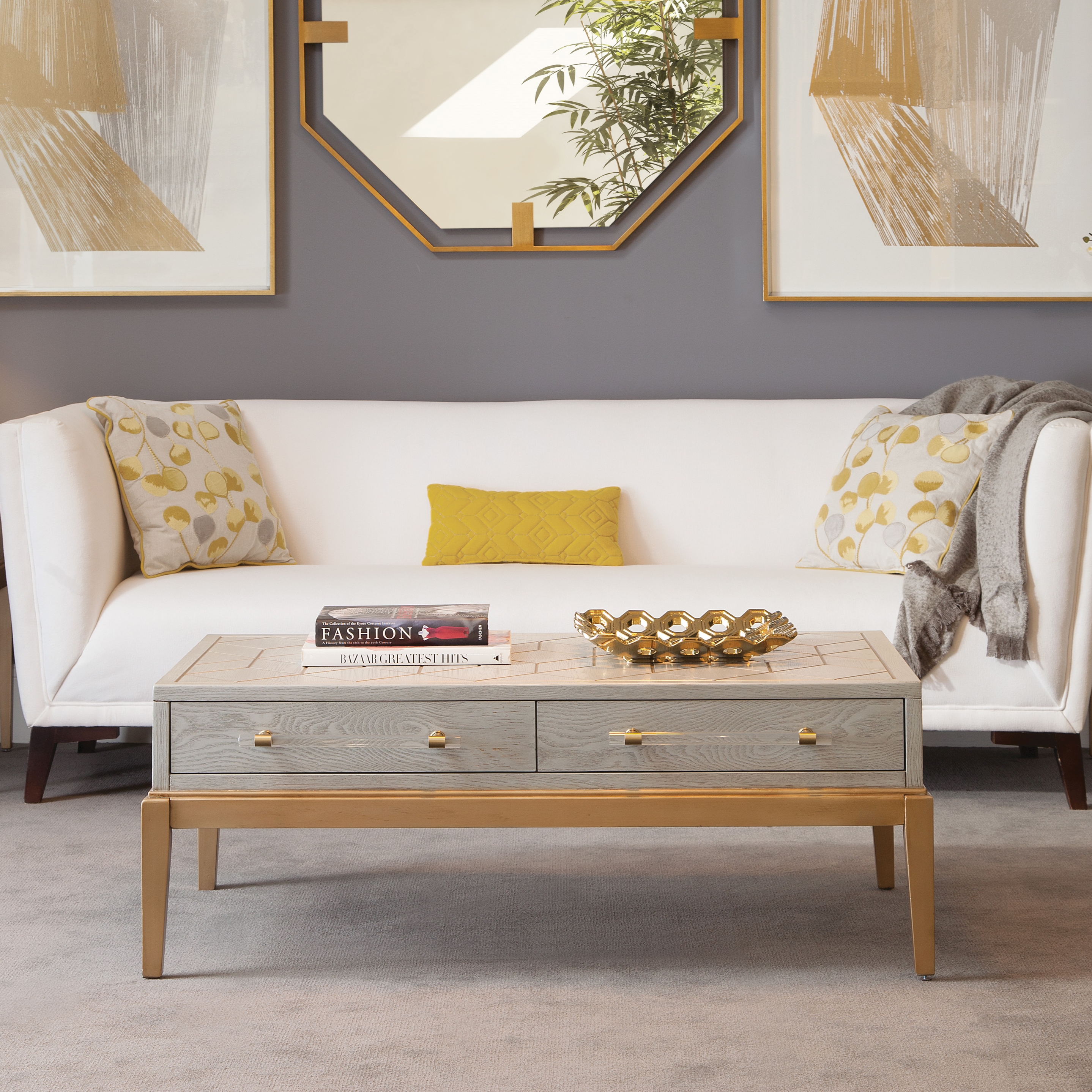Bassett Mirror Perrine Cocktail Table - Thumbnail 4