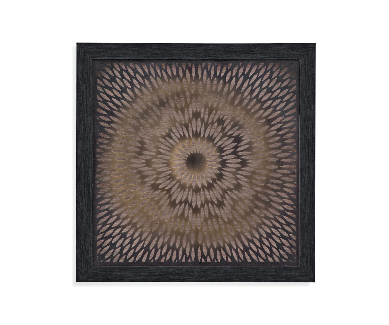 Bassett Mirror Black Floral Cut out Wall Art