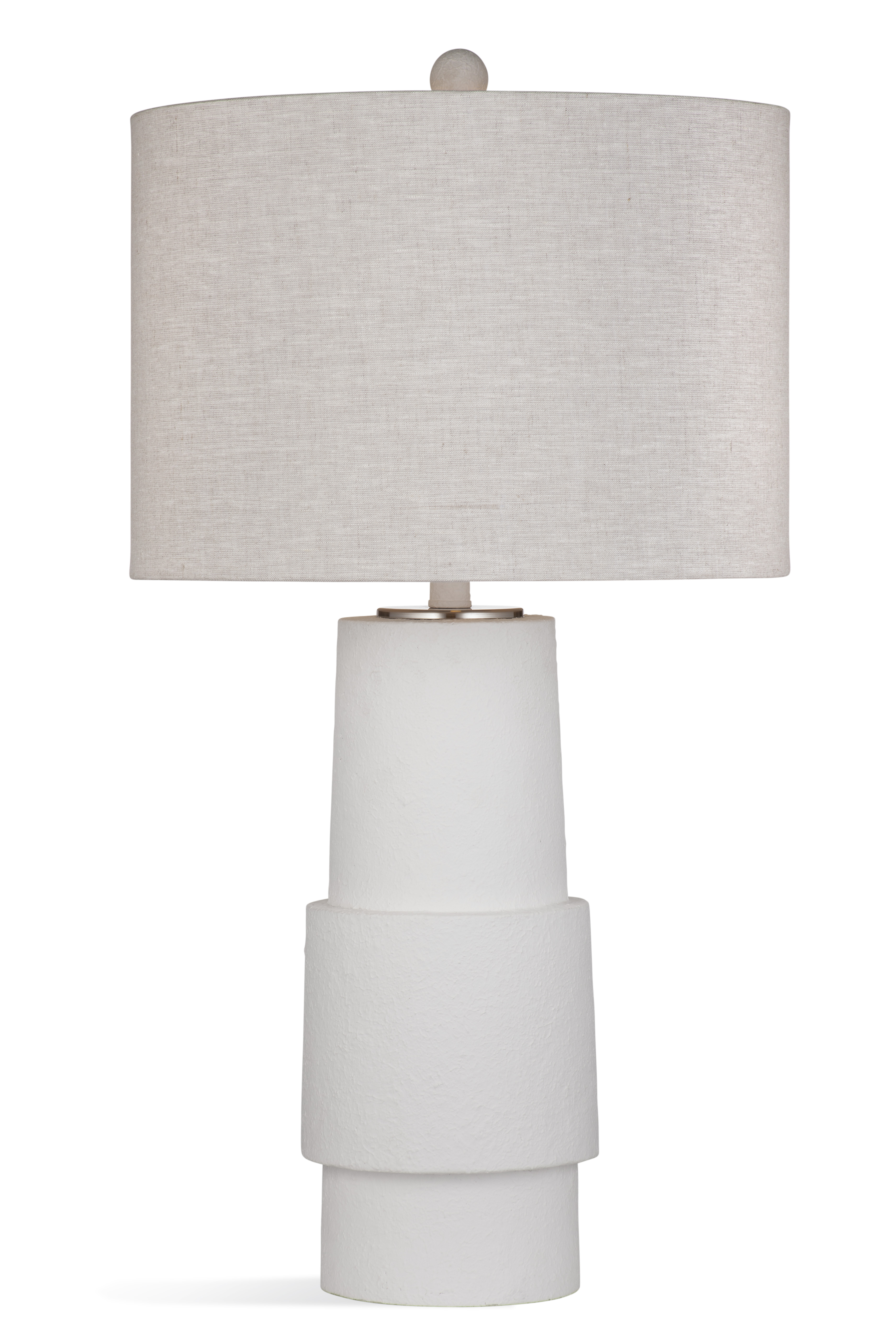 Bassett Mirror Valdivia Matte White Table Lamp