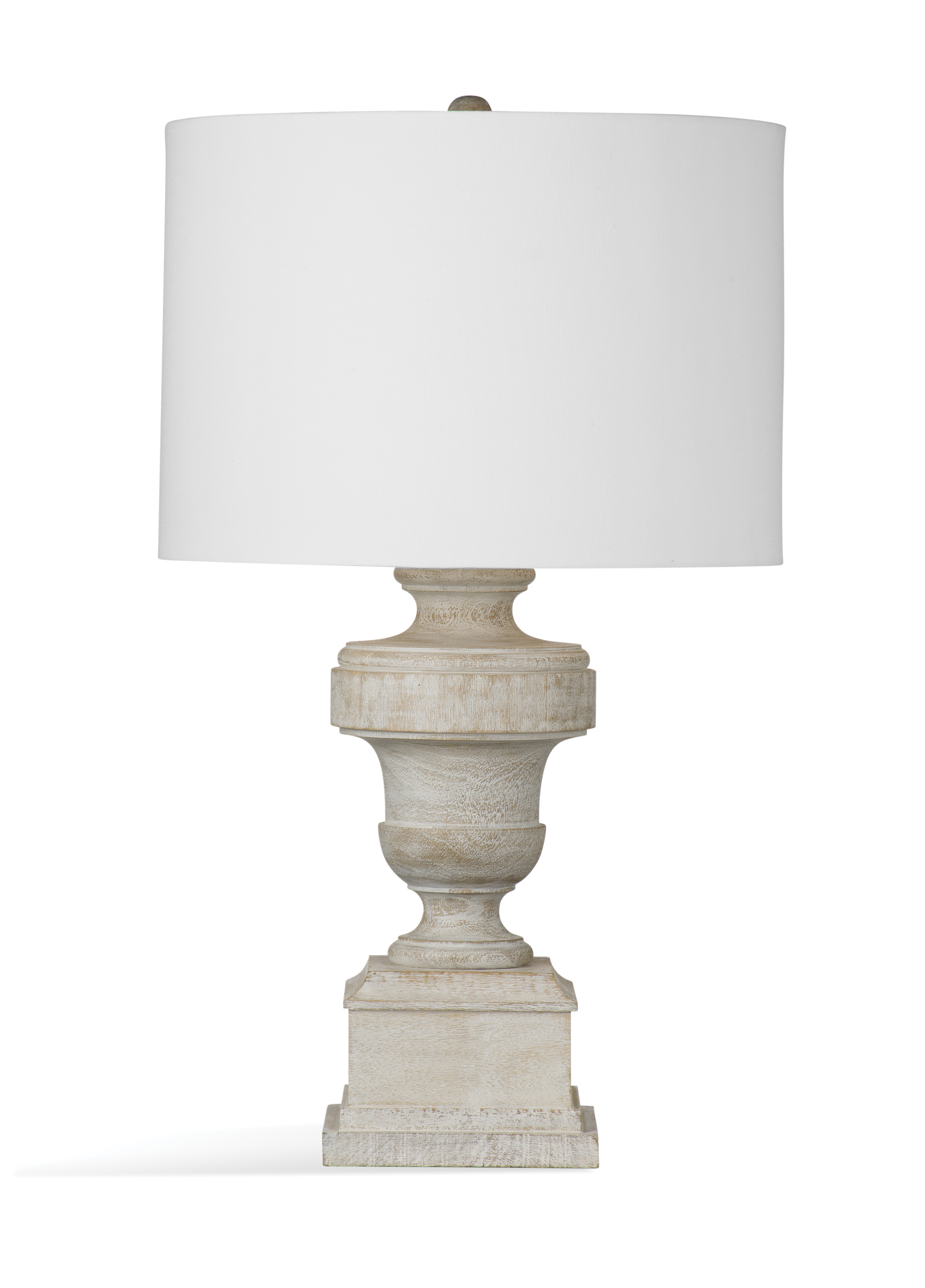 Bassett Mirror Stuttgrat White Wash Table Lamp
