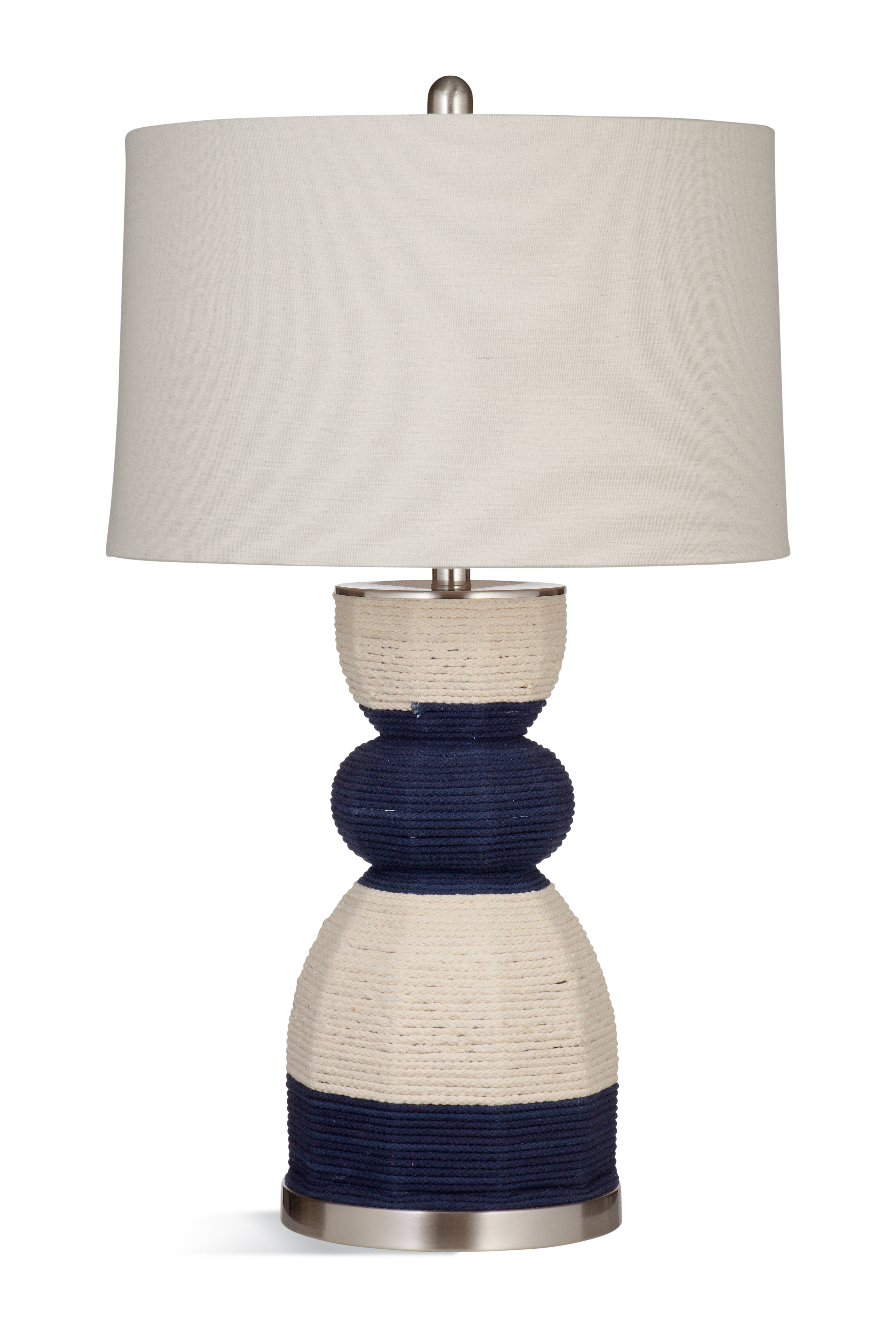 Bassett Mirror Kareen Blue Natural Table Lamp