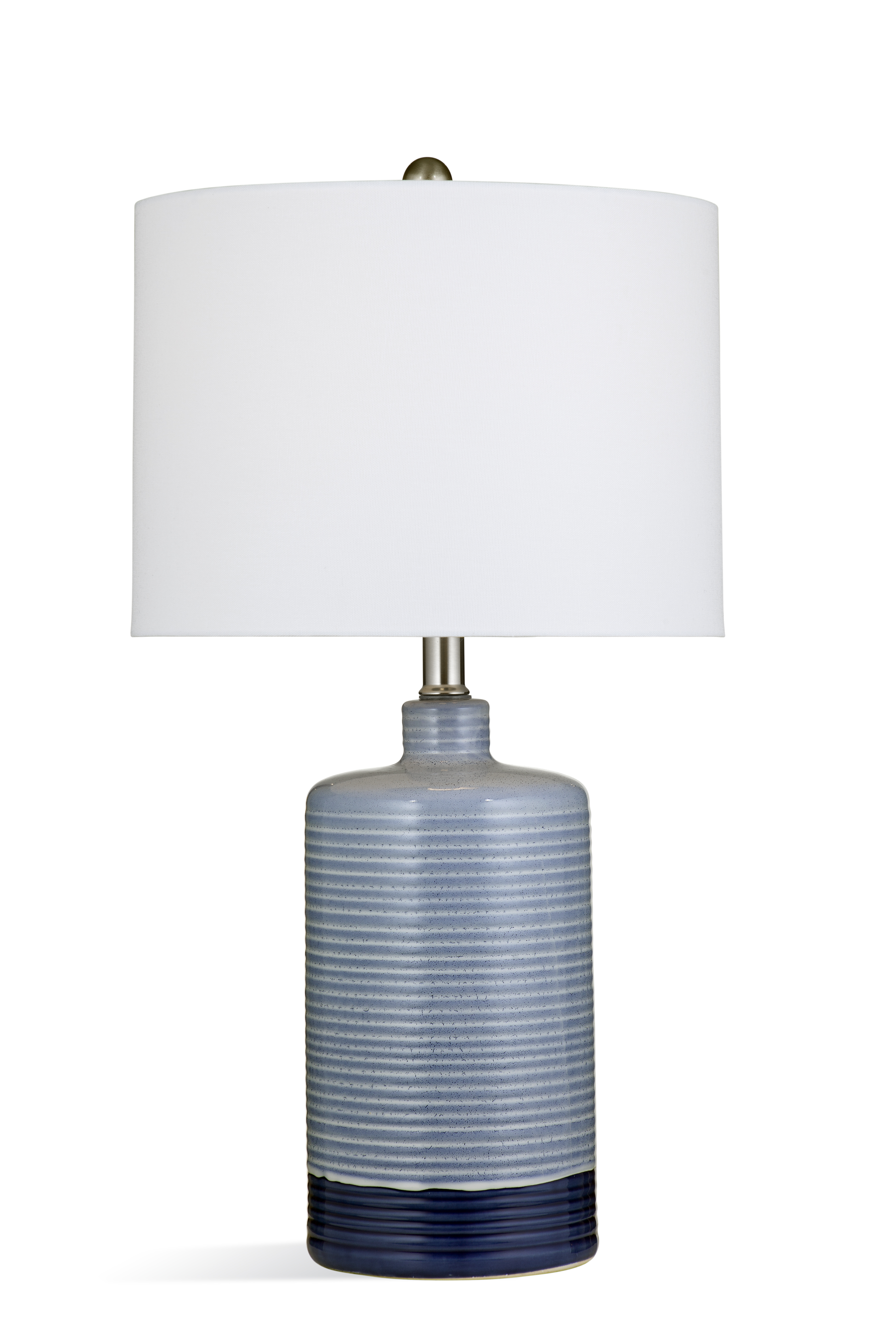 Bassett Mirror Classe Shiny Blue Navy Table Lamp