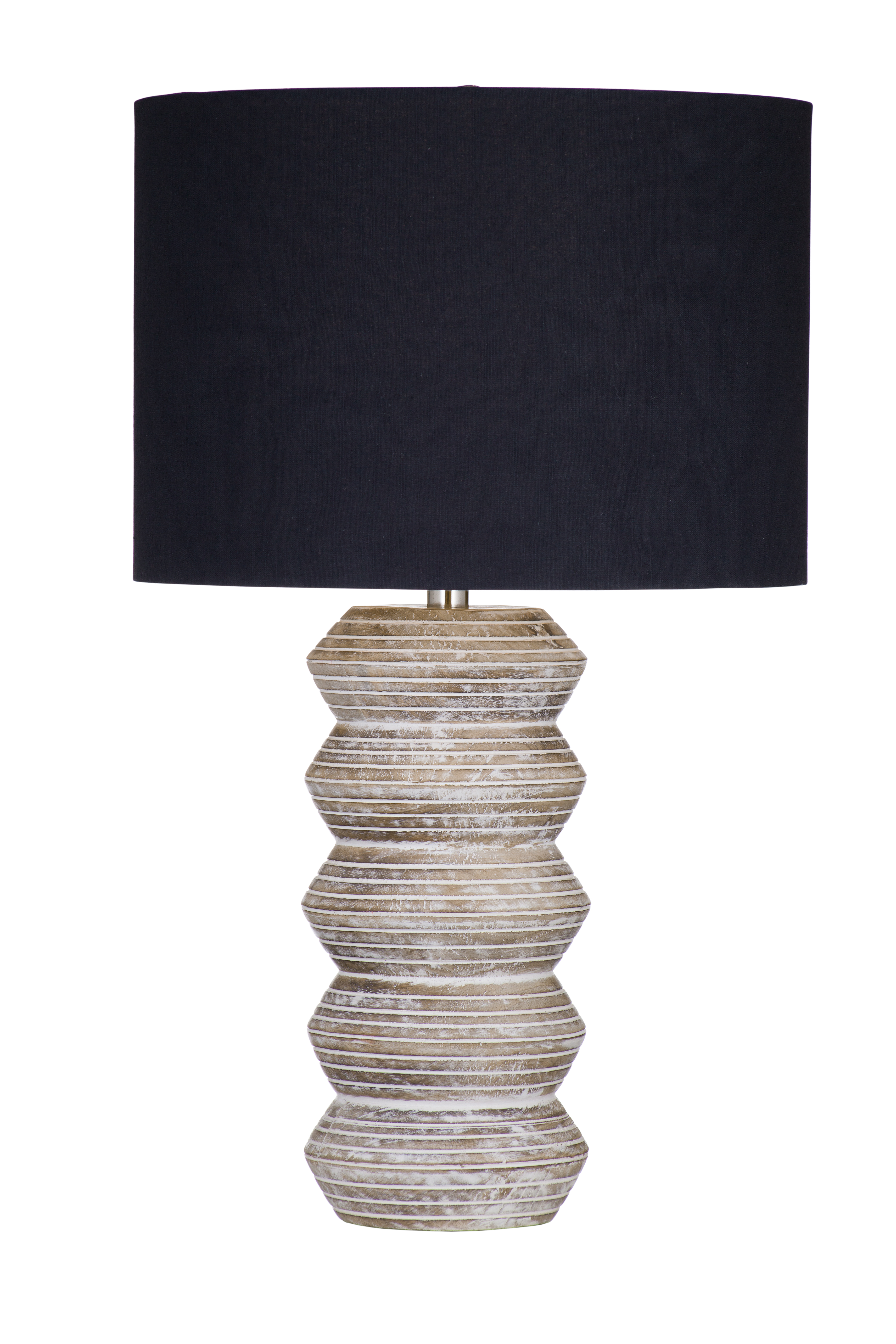 Bassett Mirror Booster White Wash Table Lamp