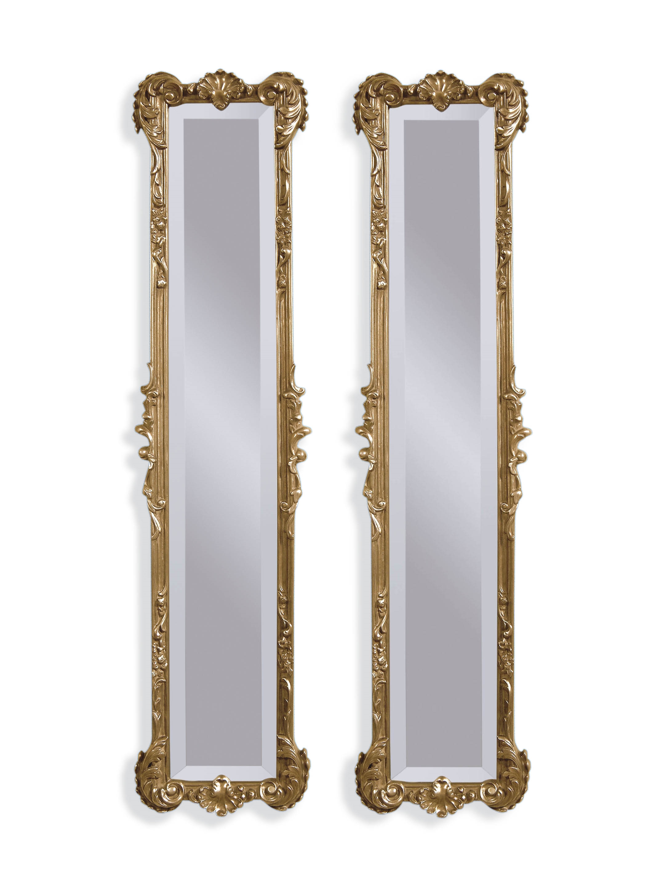 Bassett Mirror Helena Gold 2pc Panel Mirror Set