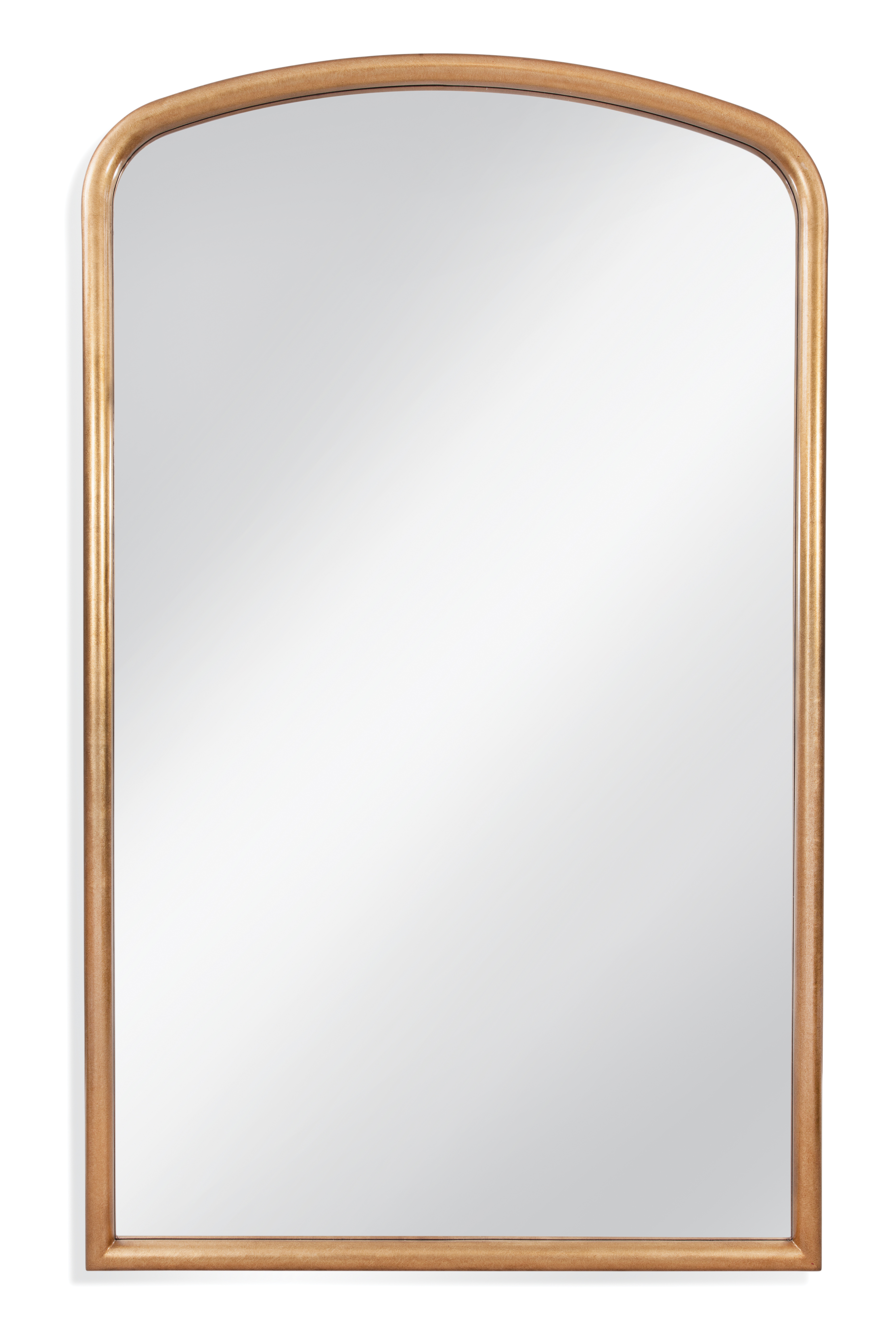 Bassett Mirror Brookings Antique Gold Floor Mirror
