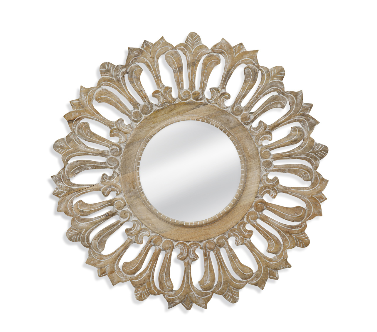 Bassett Mirror Paulina Gray Wall Mirror