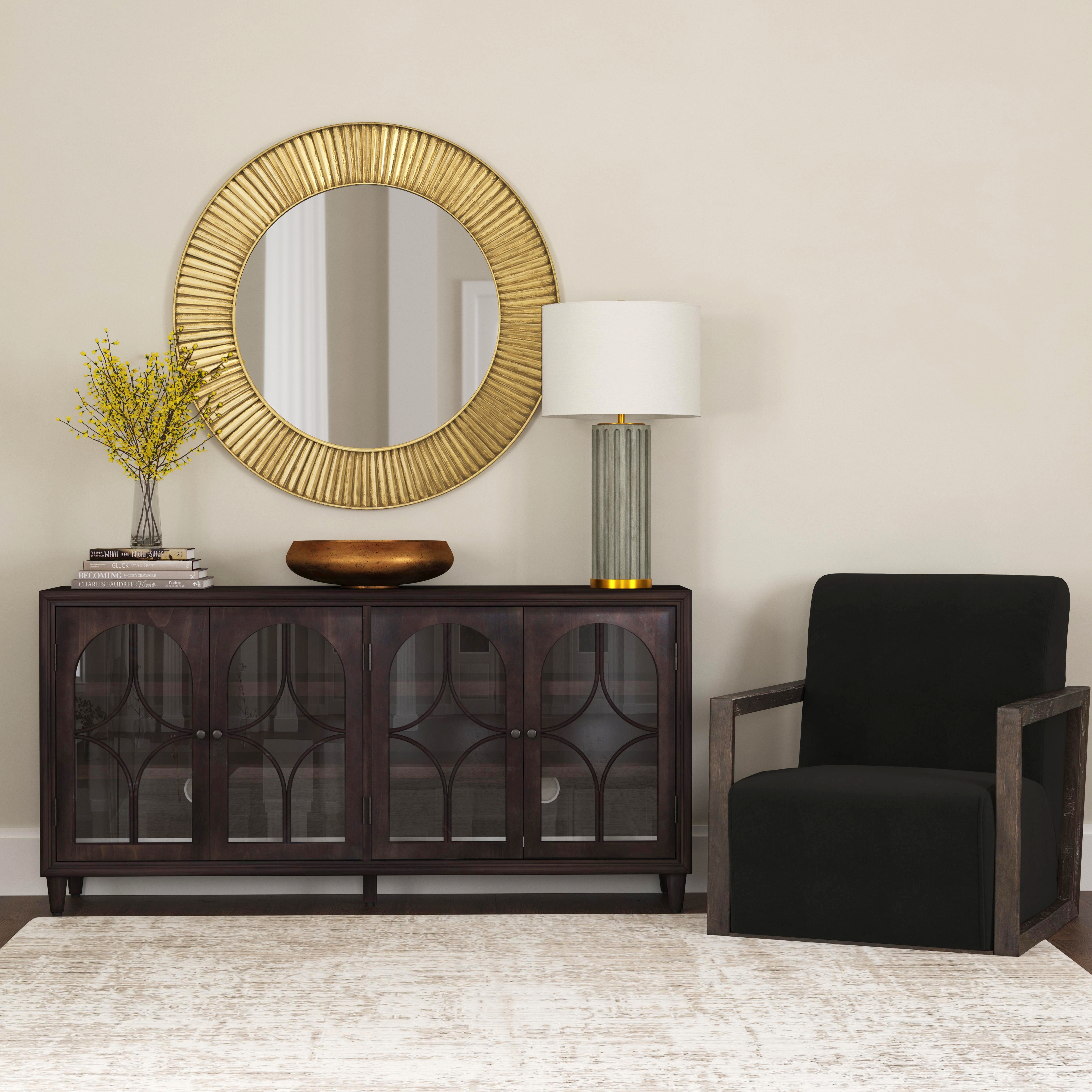Bassett Mirror Midtown Gold Wall Mirror