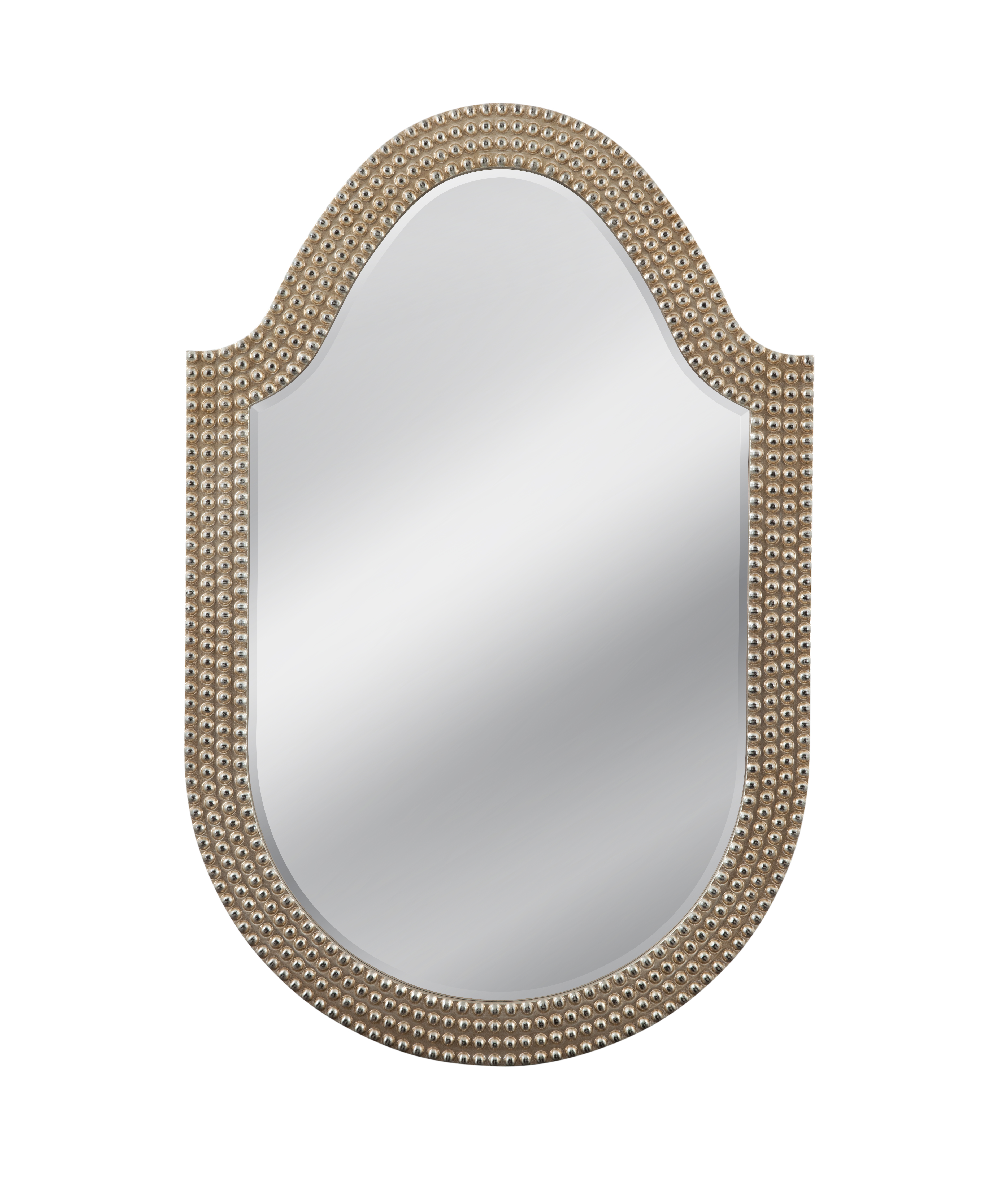 Bassett Mirror Shiielded Antique Silver Wall Mirror