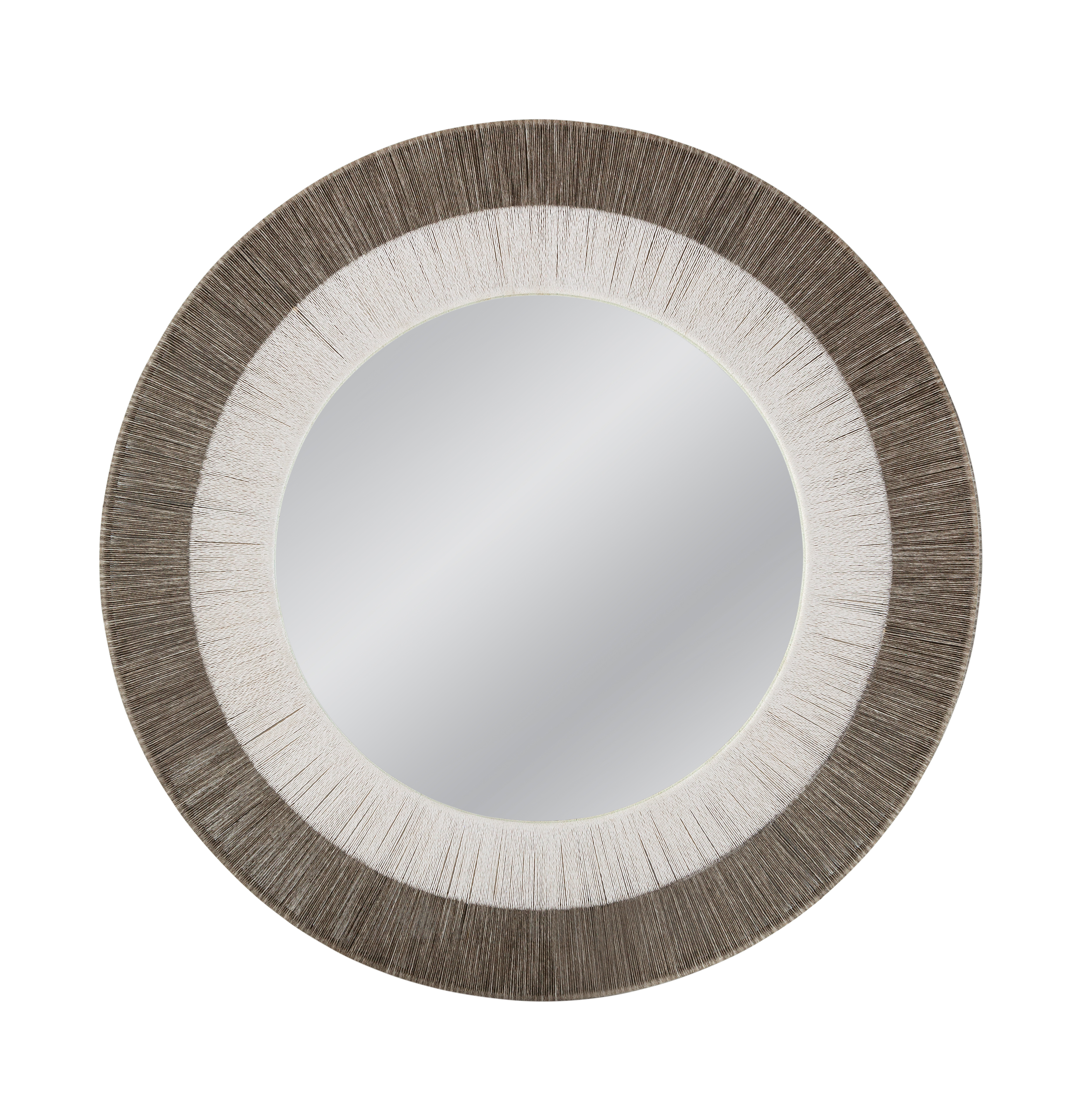 Bassett Mirror Koree White Grey Wall Mirror