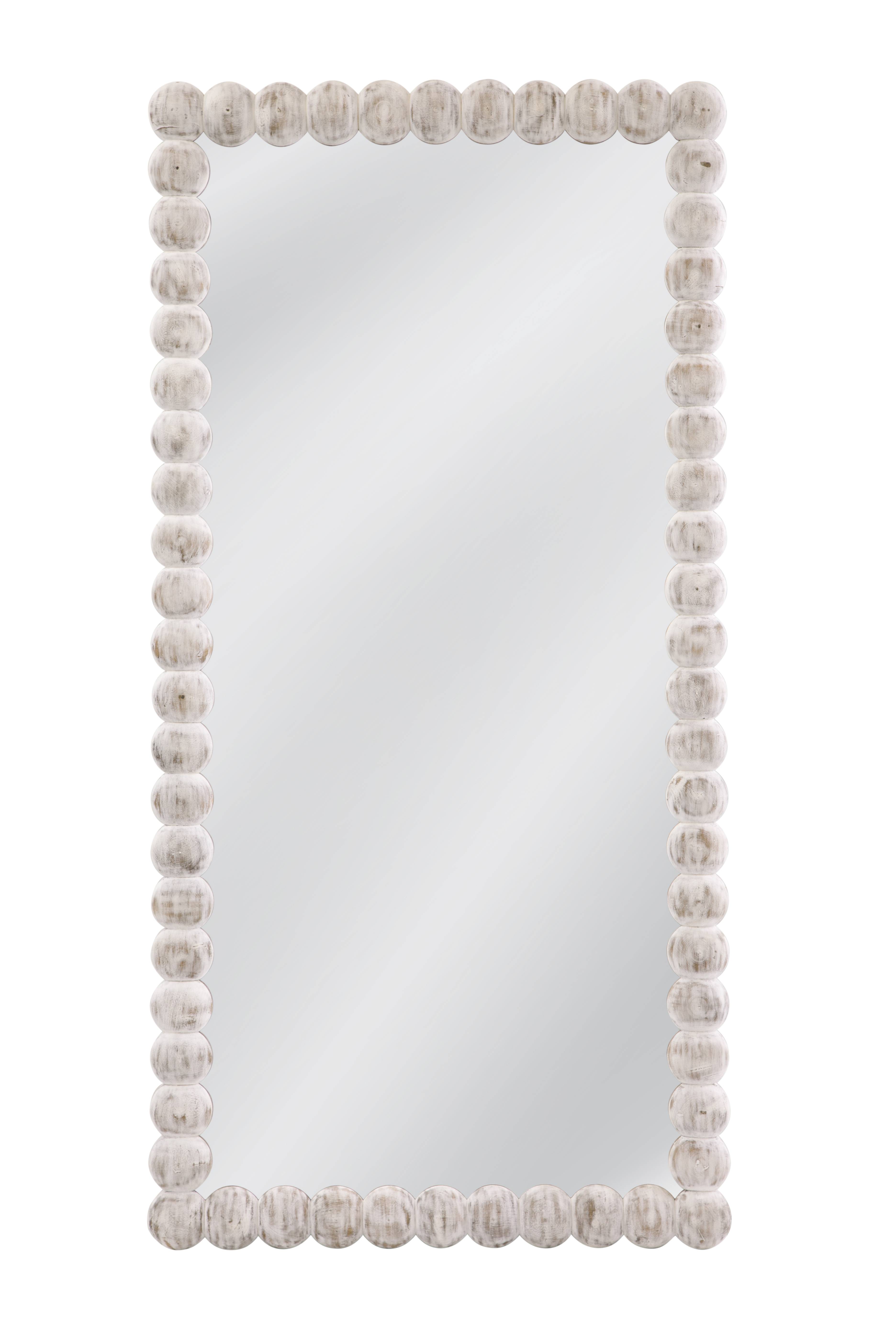 Bassett Mirror Mandith White Wash Floor Mirror