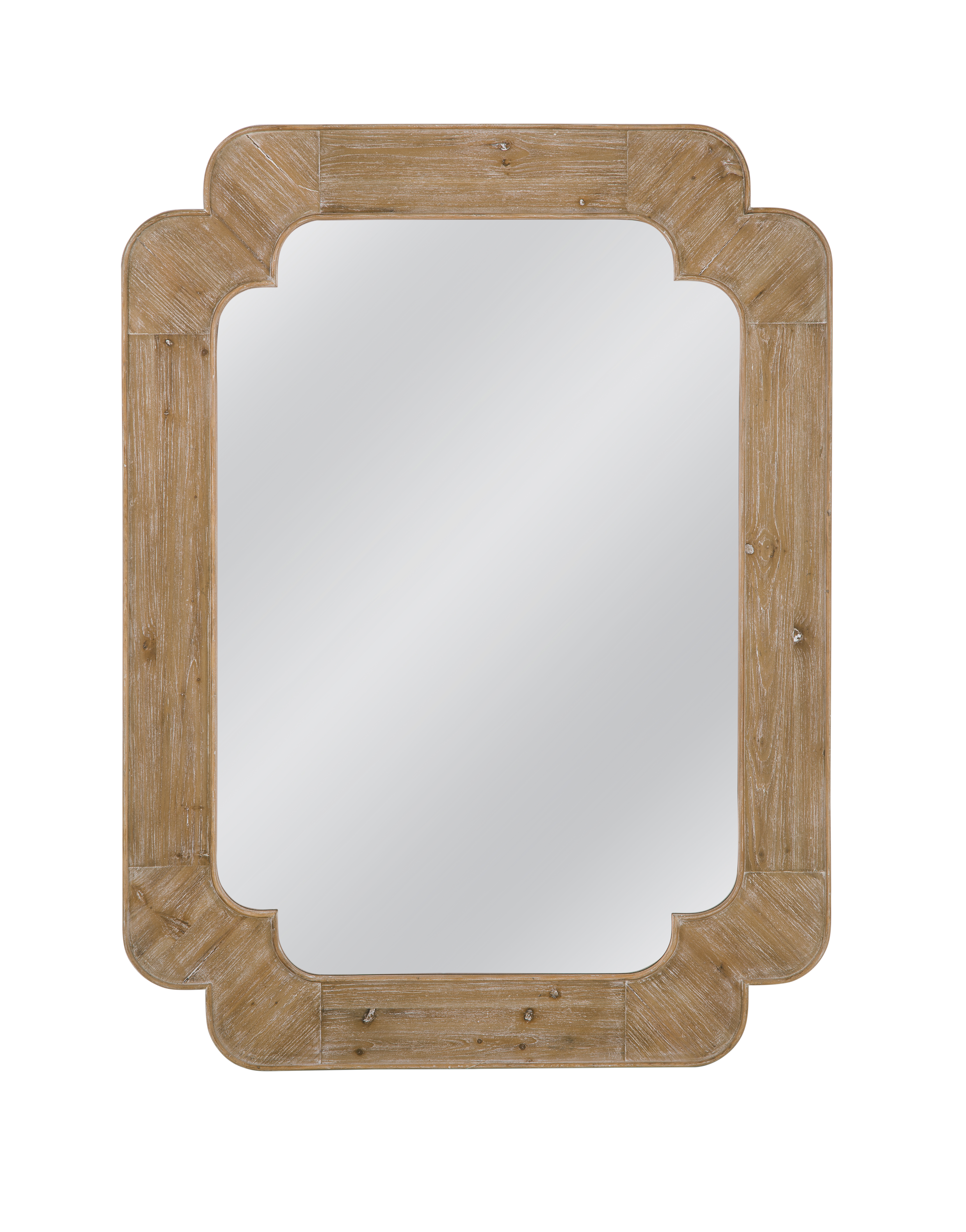 Bassett Mirror Phelps Weathered Natural Wall Mirror