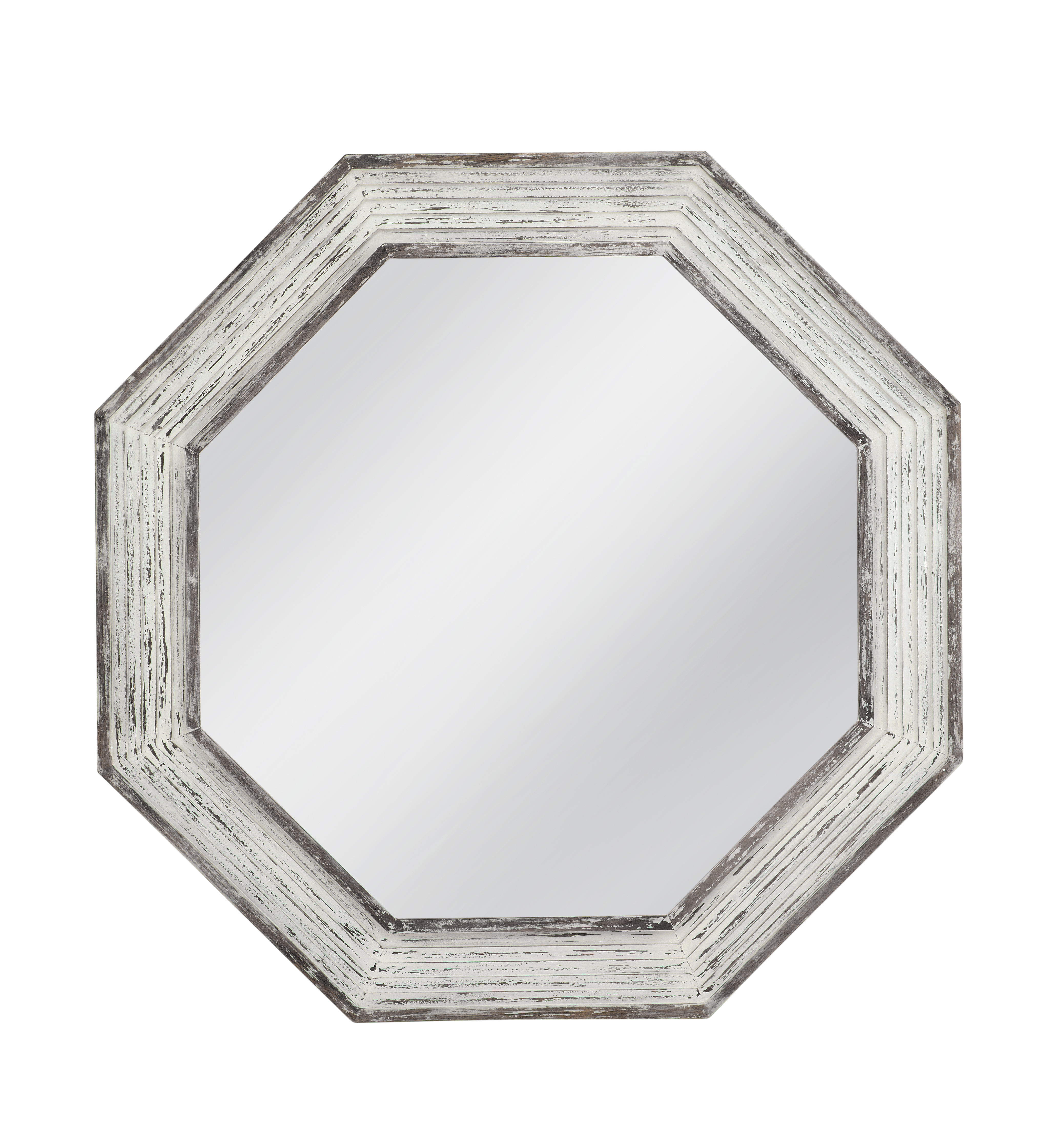 Bassett Mirror Marden White Washed Wall Mirror
