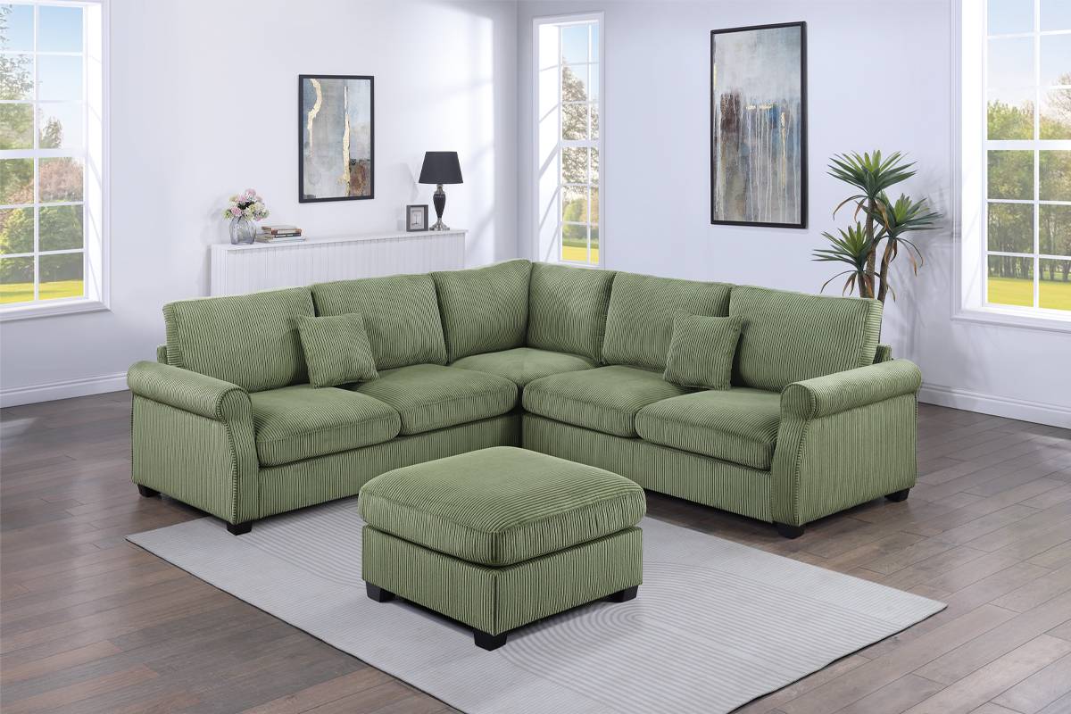 Poundex Sage 4pc Sectional