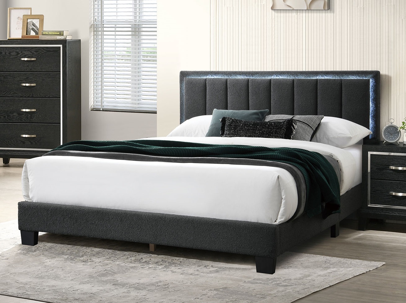 FULL BED W/ BUILT-IN LED LIGHTS