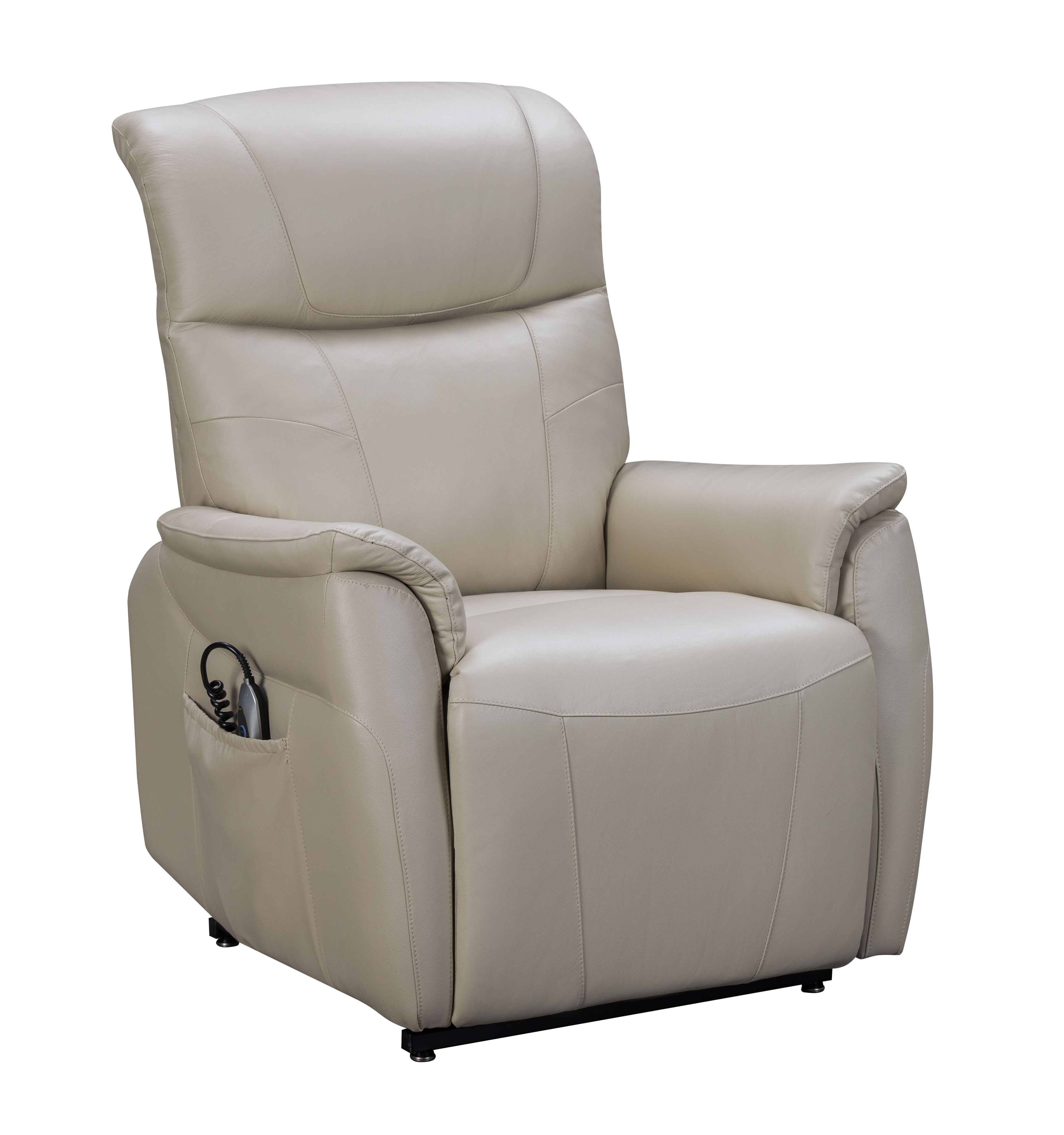 Barcalounger Leighton Laurel Cream Power Lift Recliner