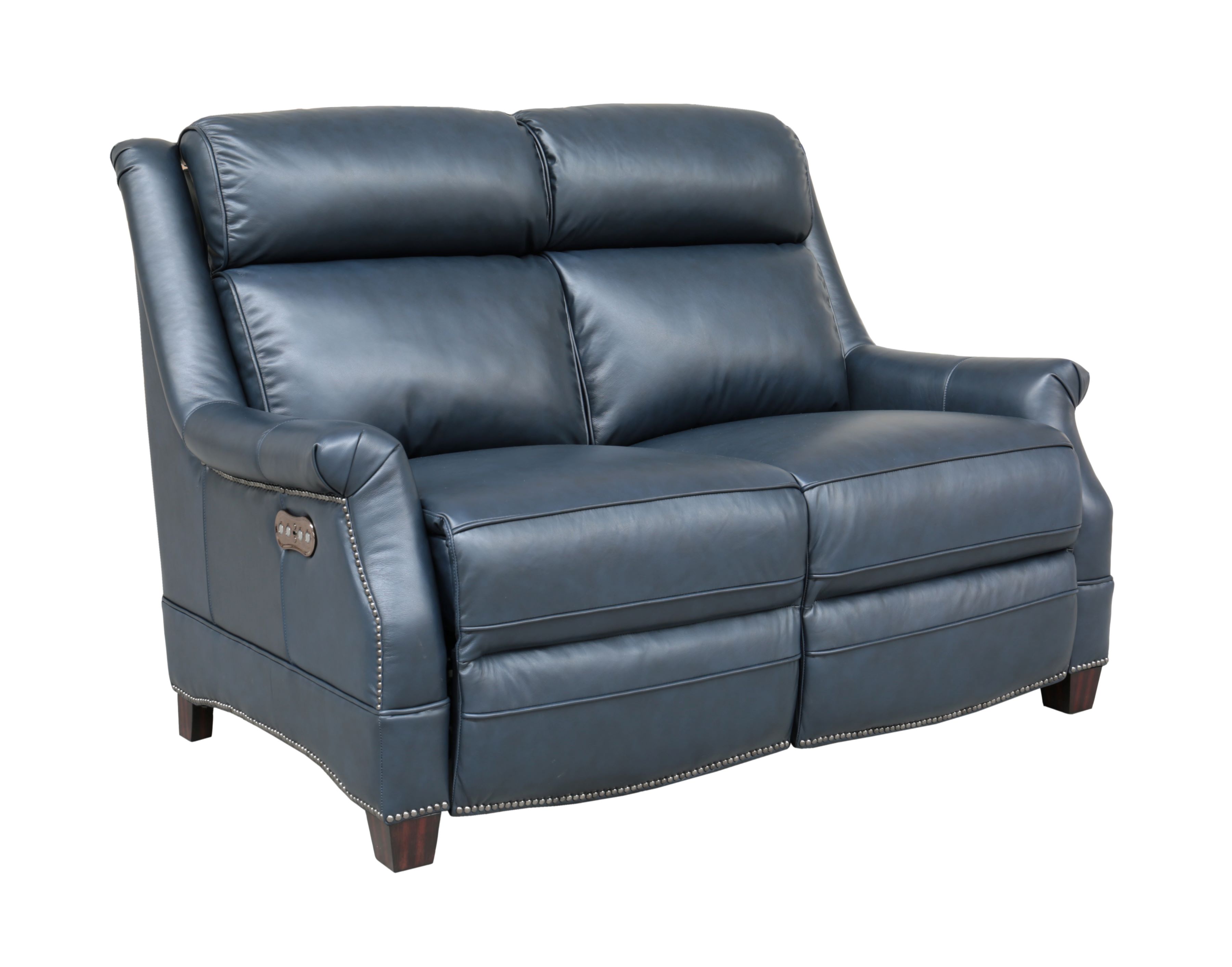 Barcalounger Warrendale Shoreham Blue Power Reclining Loveseat