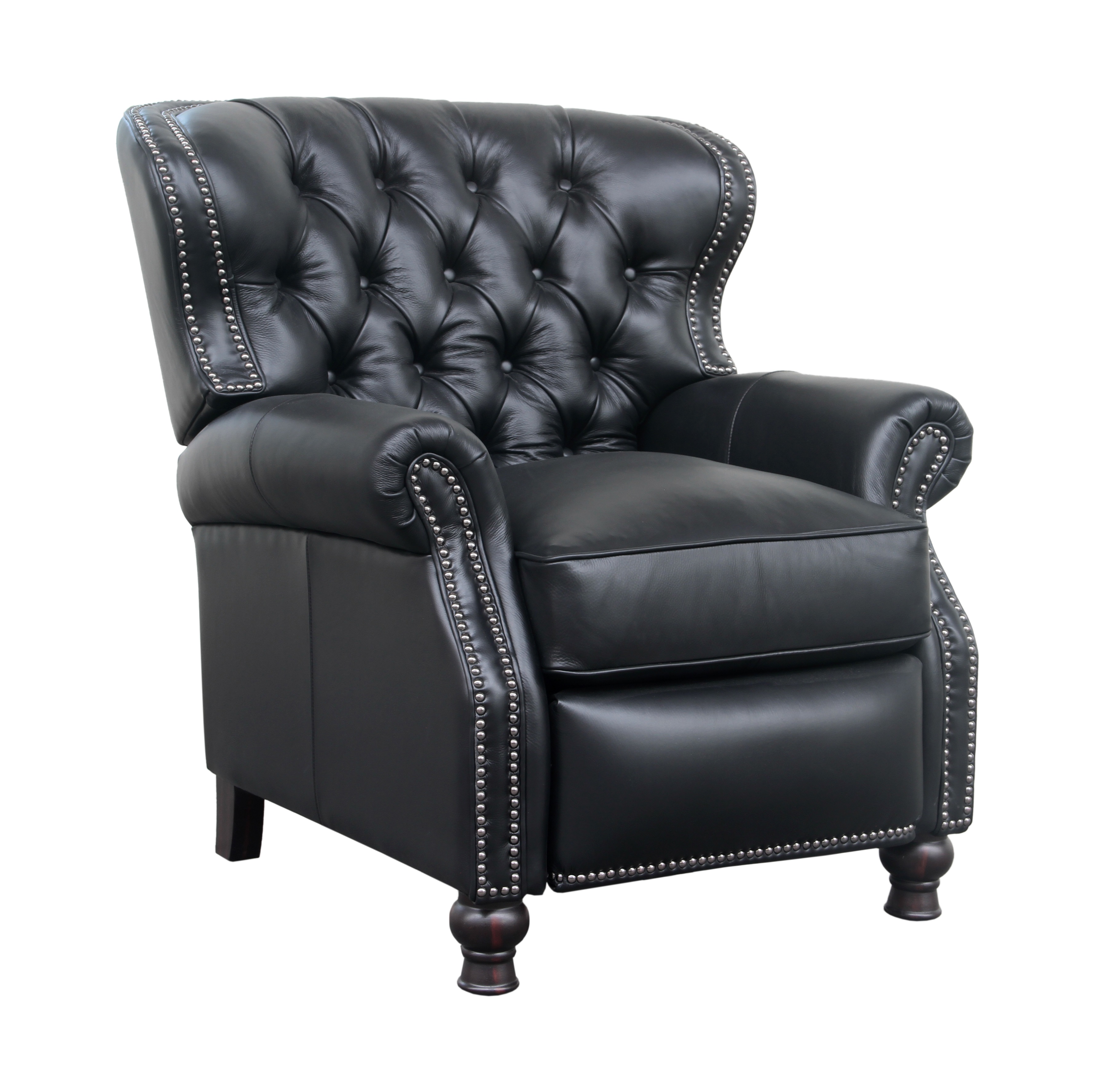 Barcalounger Presidential Wenlock Onyx Push Thru The Arms Recliner