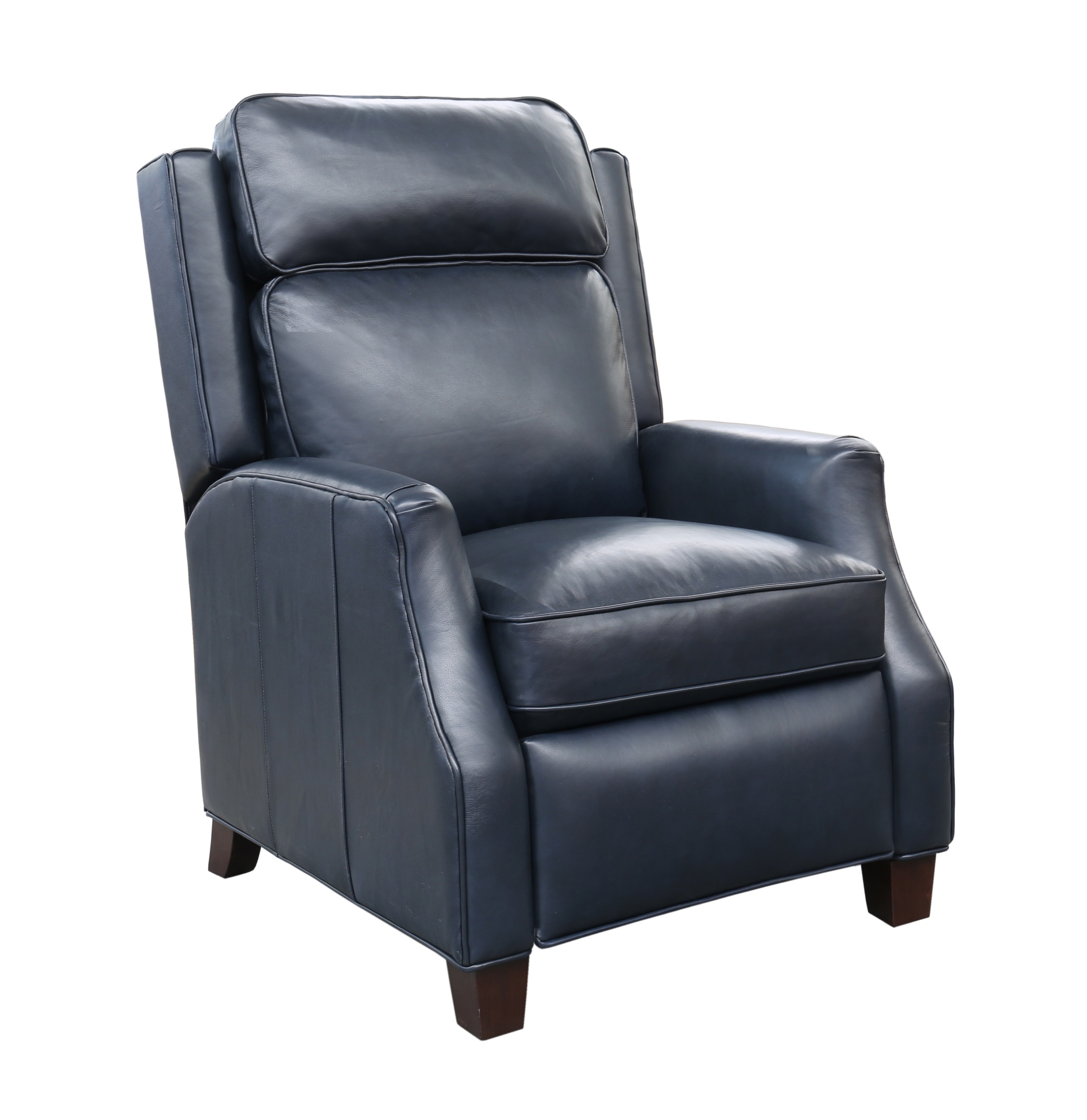 Barcalounger Nixon Shoreham Blue Push Thru The Arms Recliner