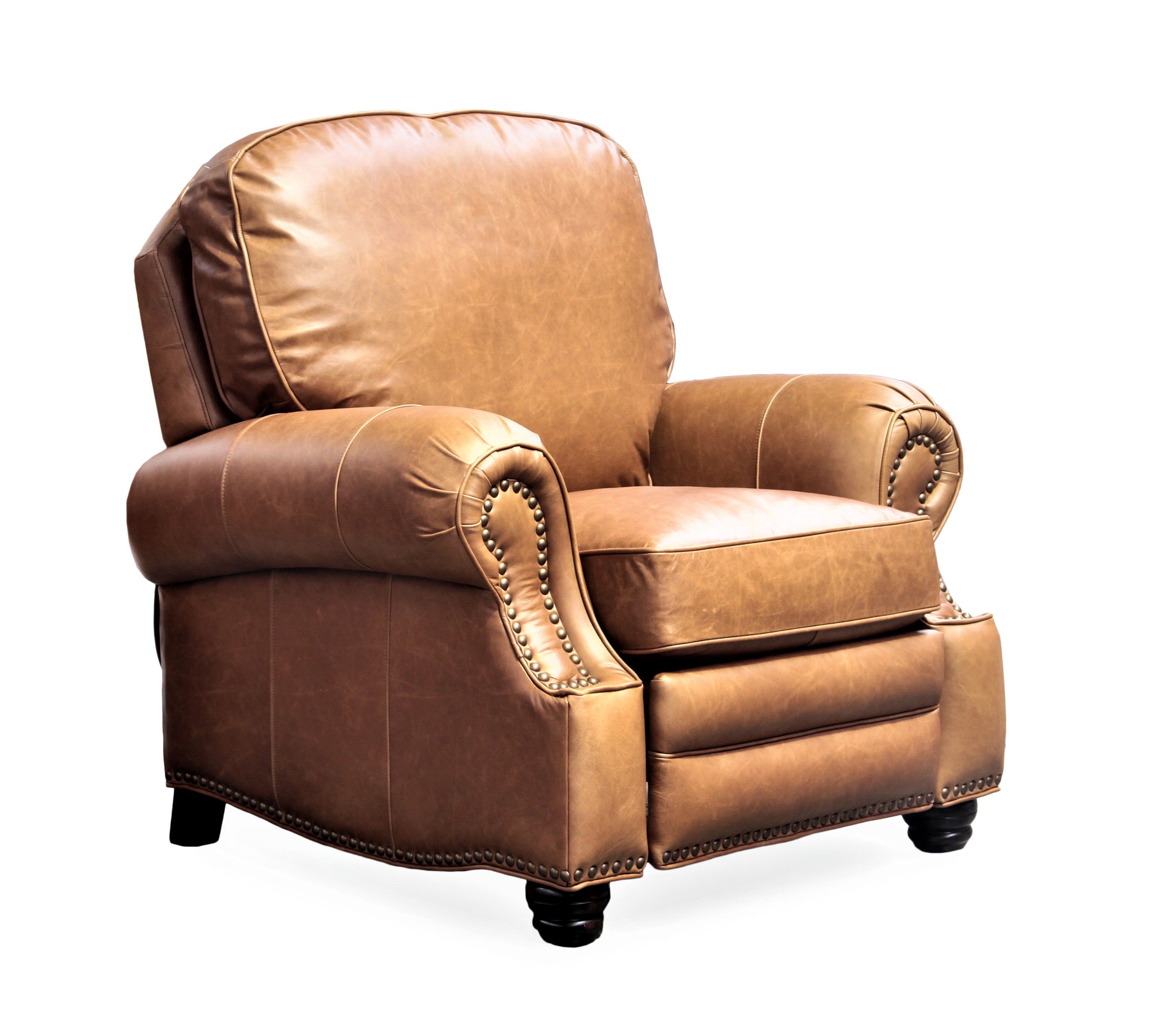 Barcalounger Longhorn Chaps Saddle Push Thru The Arms Recliner
