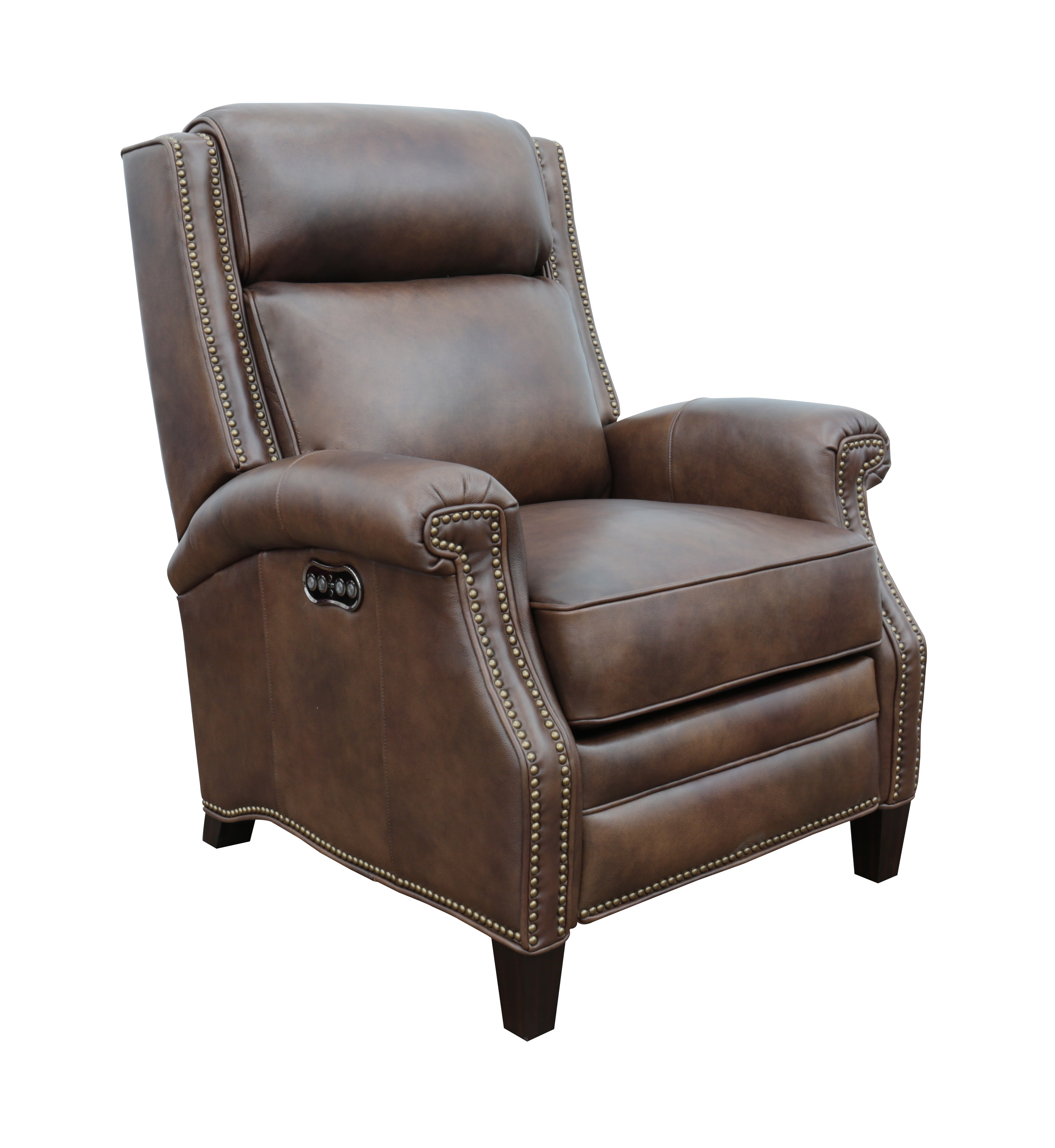 Barcalounger Barrett Worthington Cognac Power Recliner