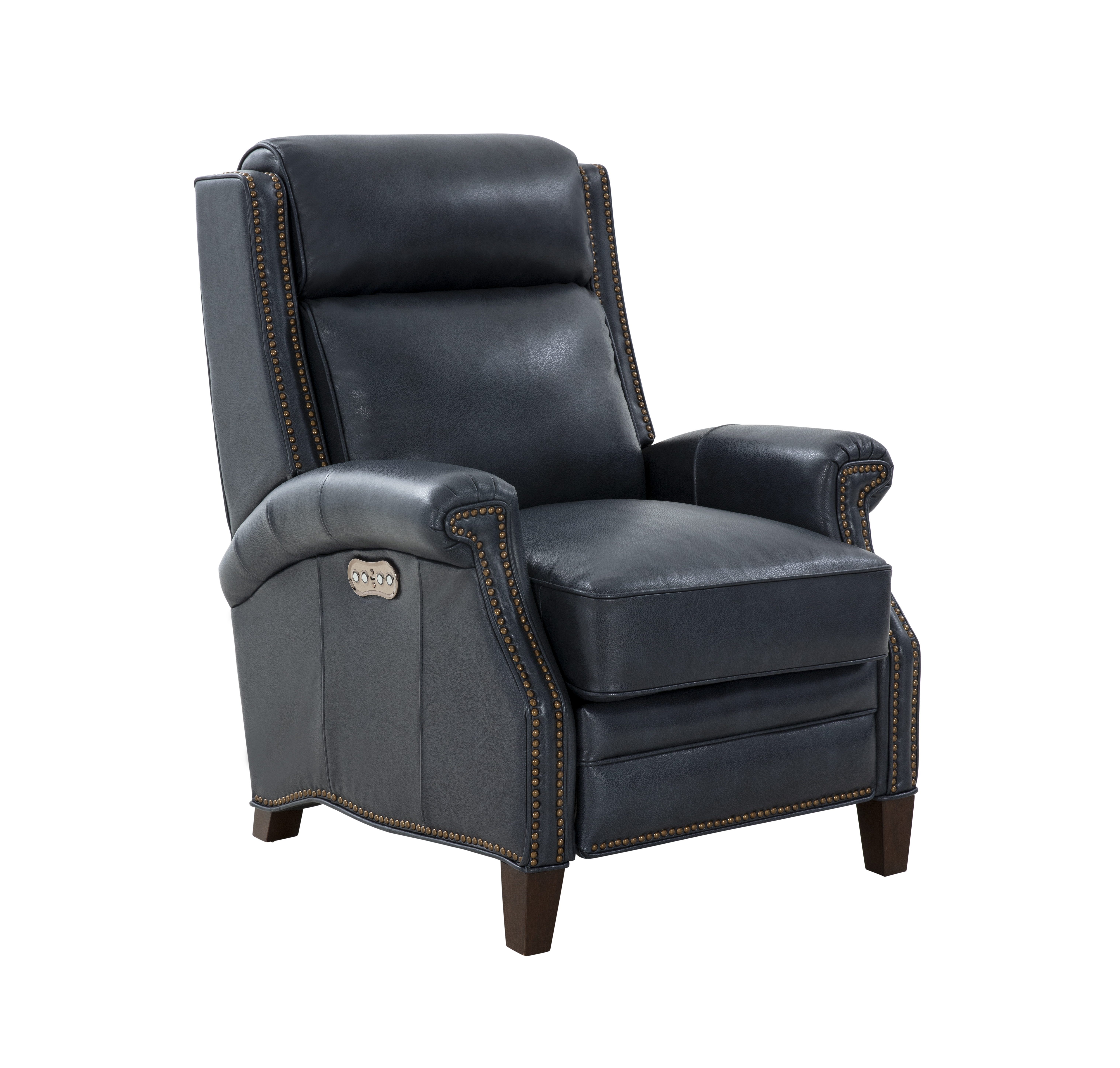 Barcalounger Barrett Barone Navy Blue Power Recliner