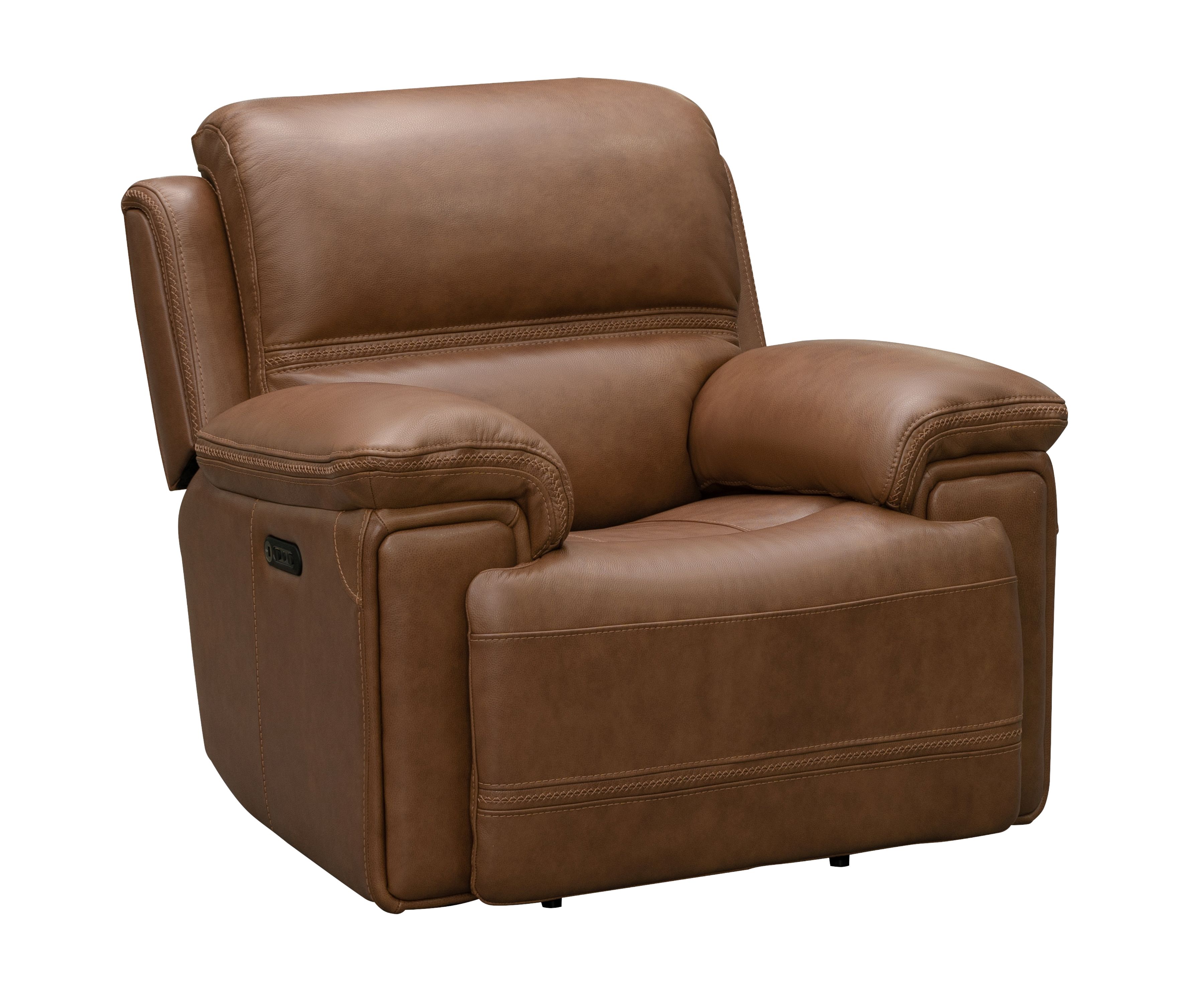 9PH-3664 Sedrick Power Recliner w/Power Head Rest - 3721-85 Spence Caramel / leather match