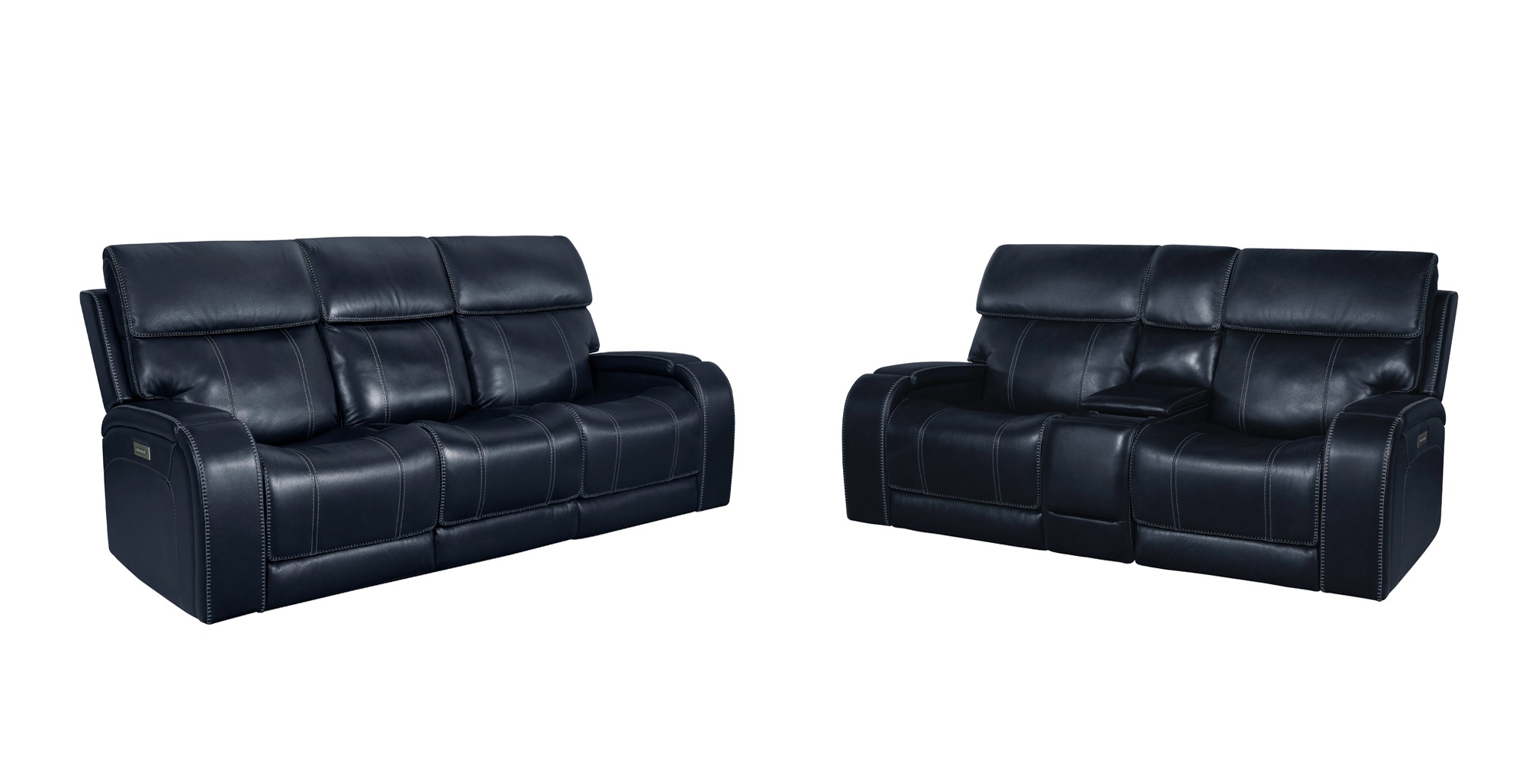 Barcalounger Glenwood Rainer Ocean 2pc Power Living Room Set