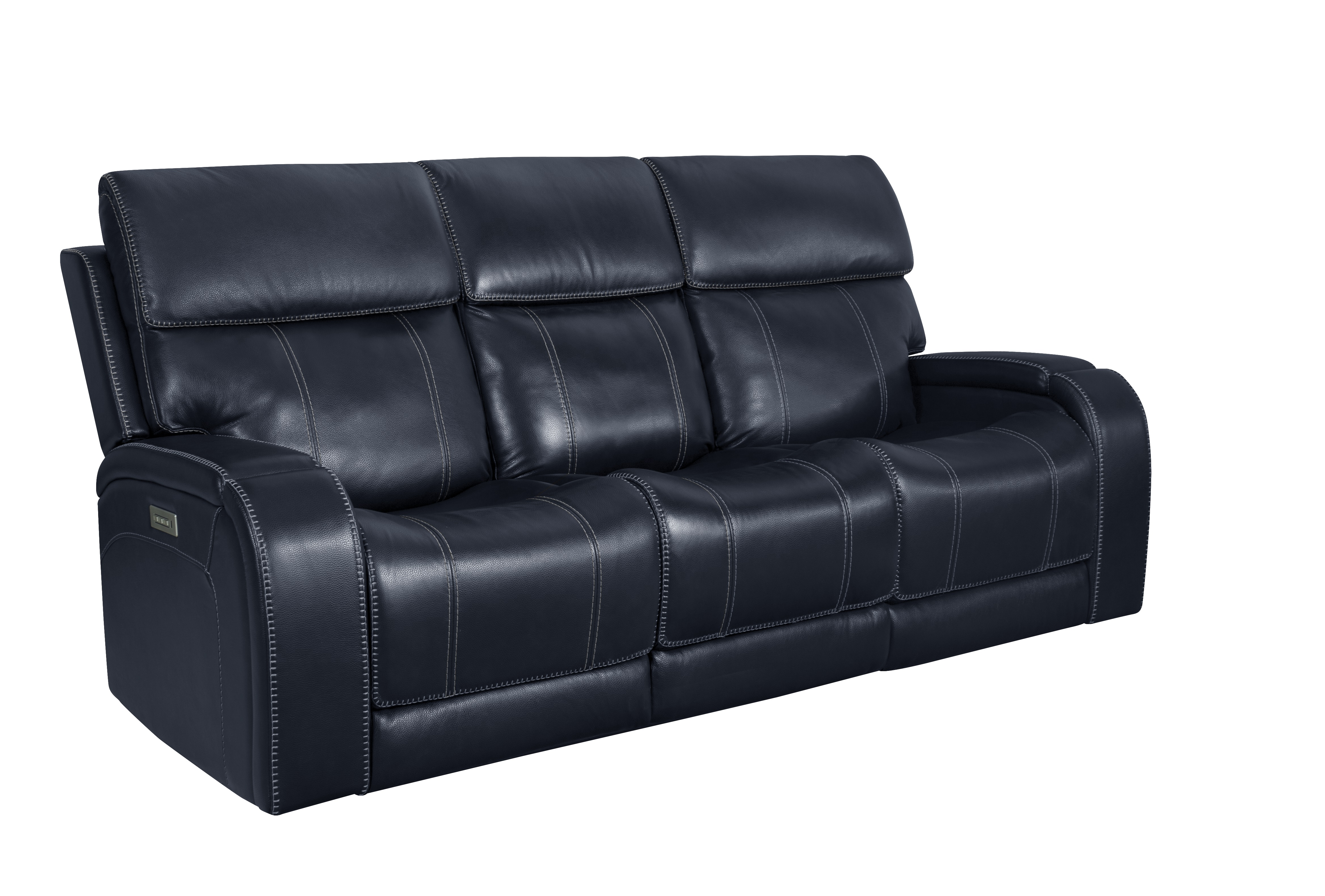 Barcalounger Glenwood Rainer Ocean Power Recliner Sofa
