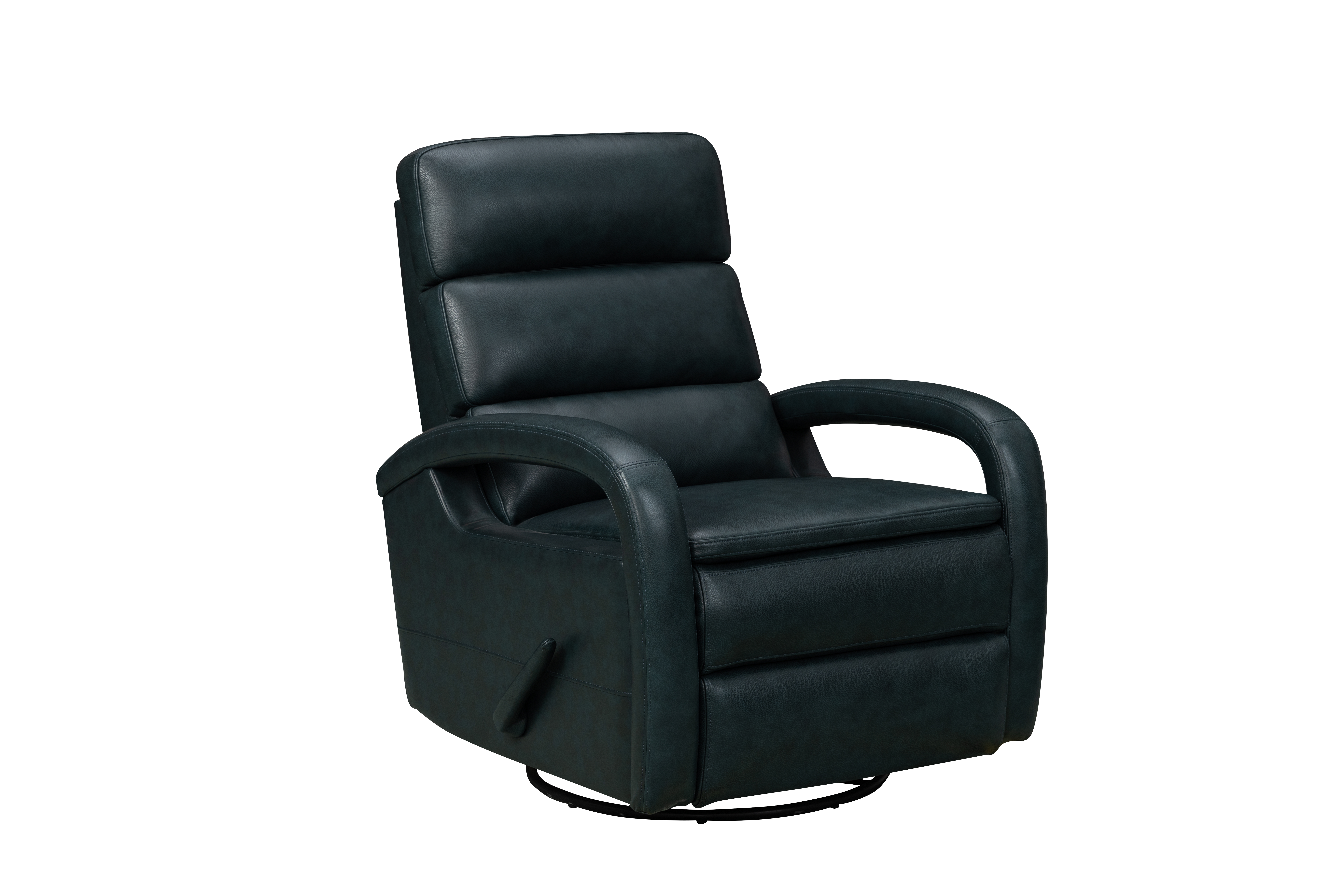 Barcalounger Nick Ryegate Sapphire Blue Swivel Glider Recliner