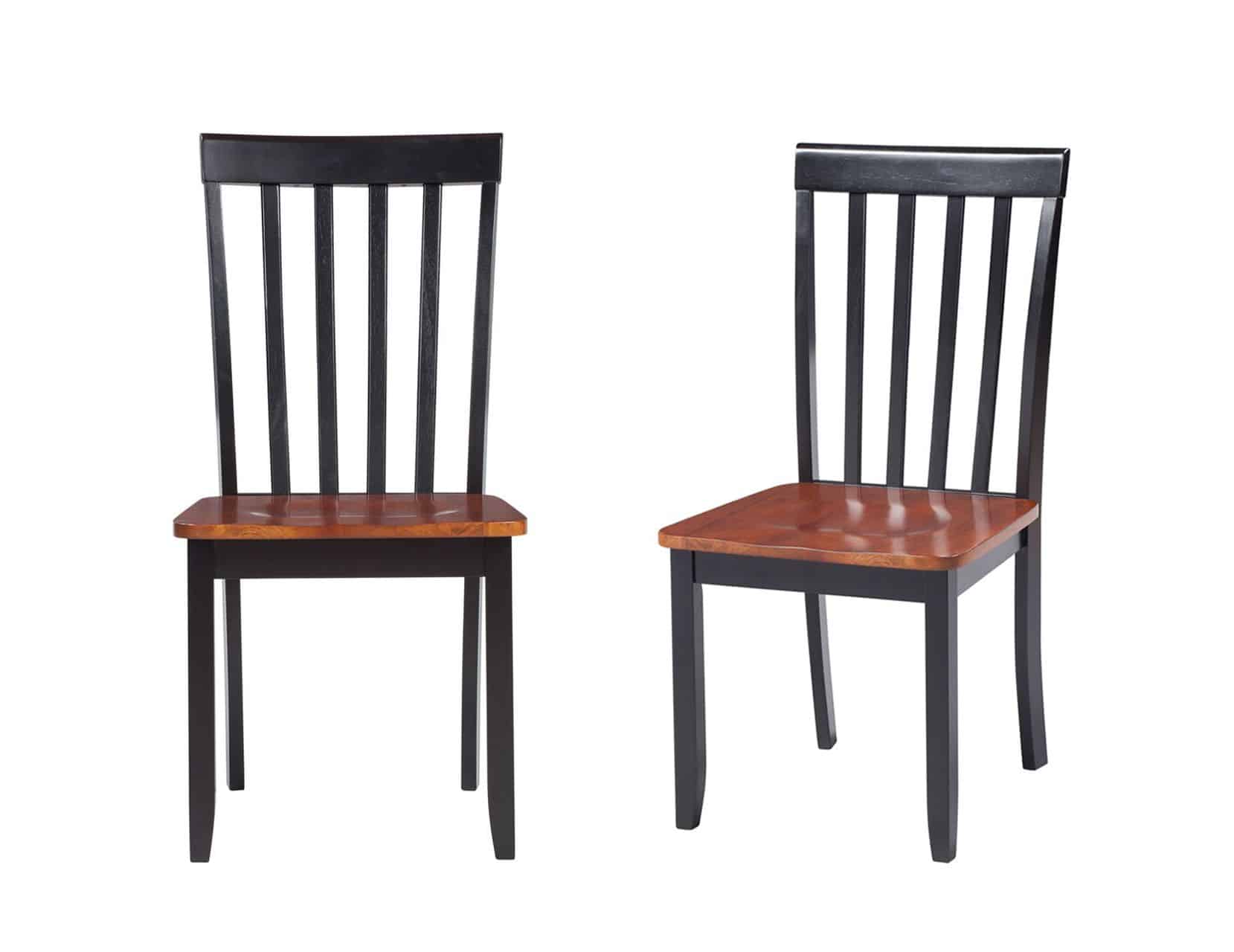 2 Boraam Bloomington Black Cherry Dining Chairs