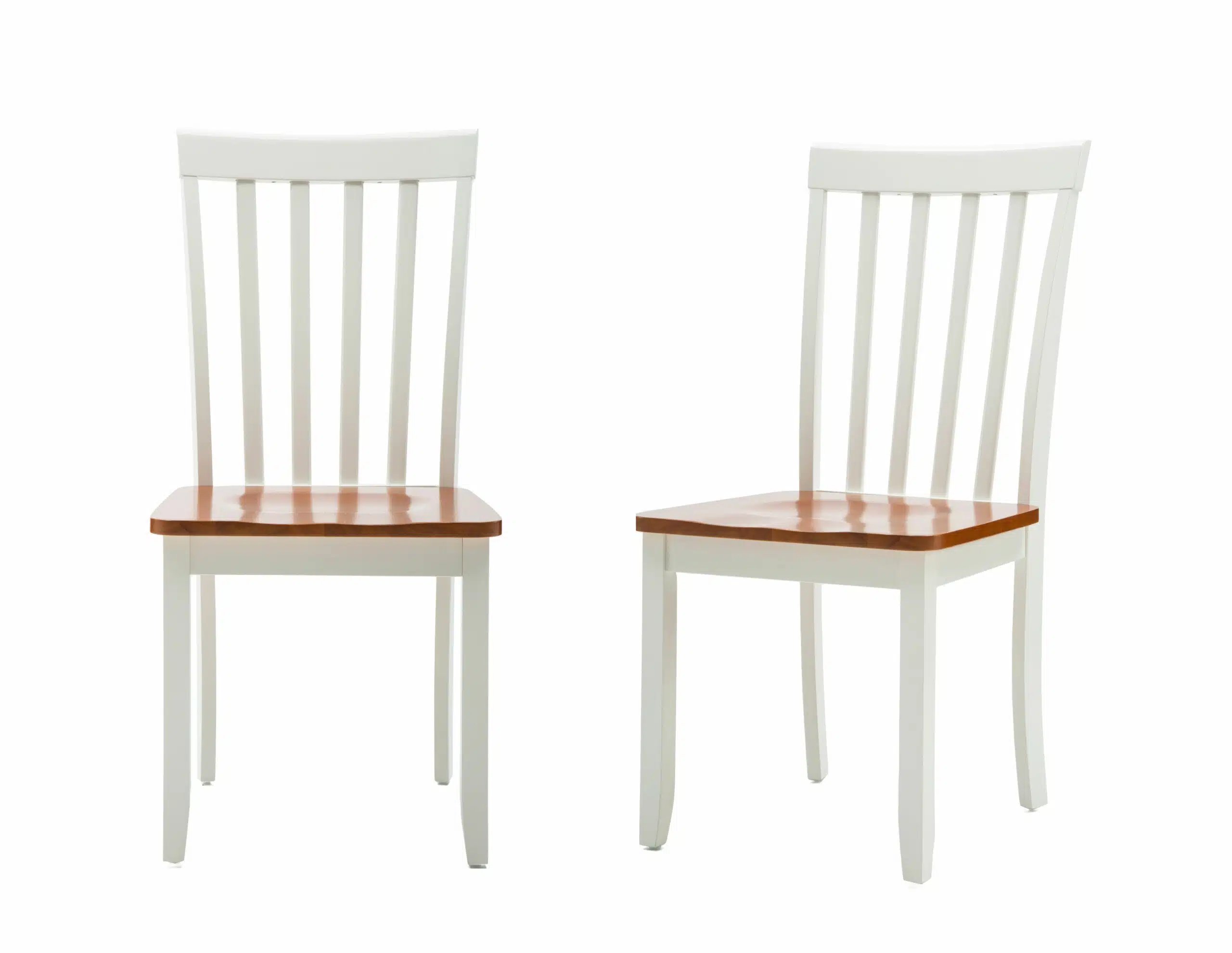 Bloomington Dining Chairs, Set of 2 - Cream/Honey Oak