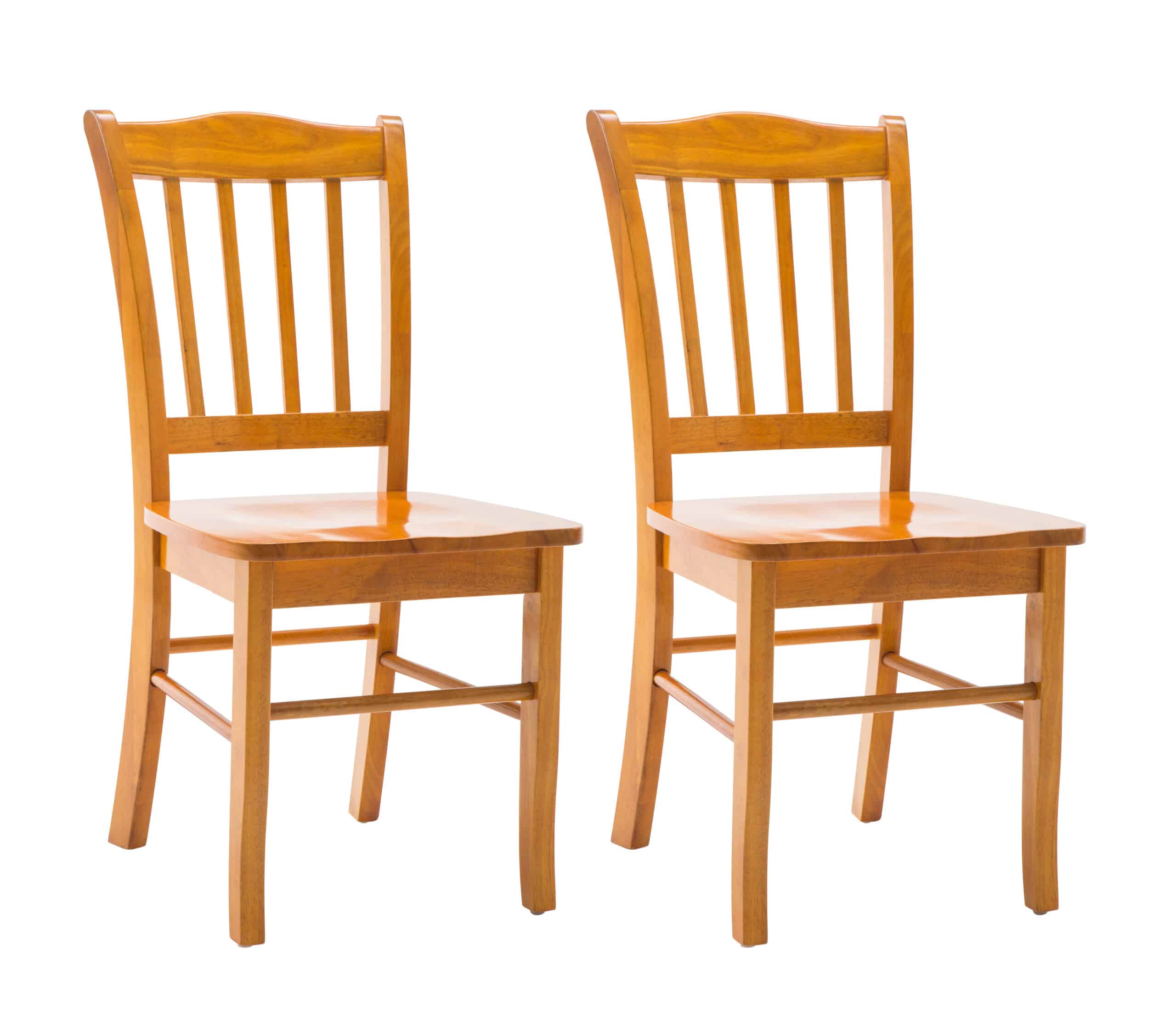 2 Boraam Shaker Oak Dining Chairs