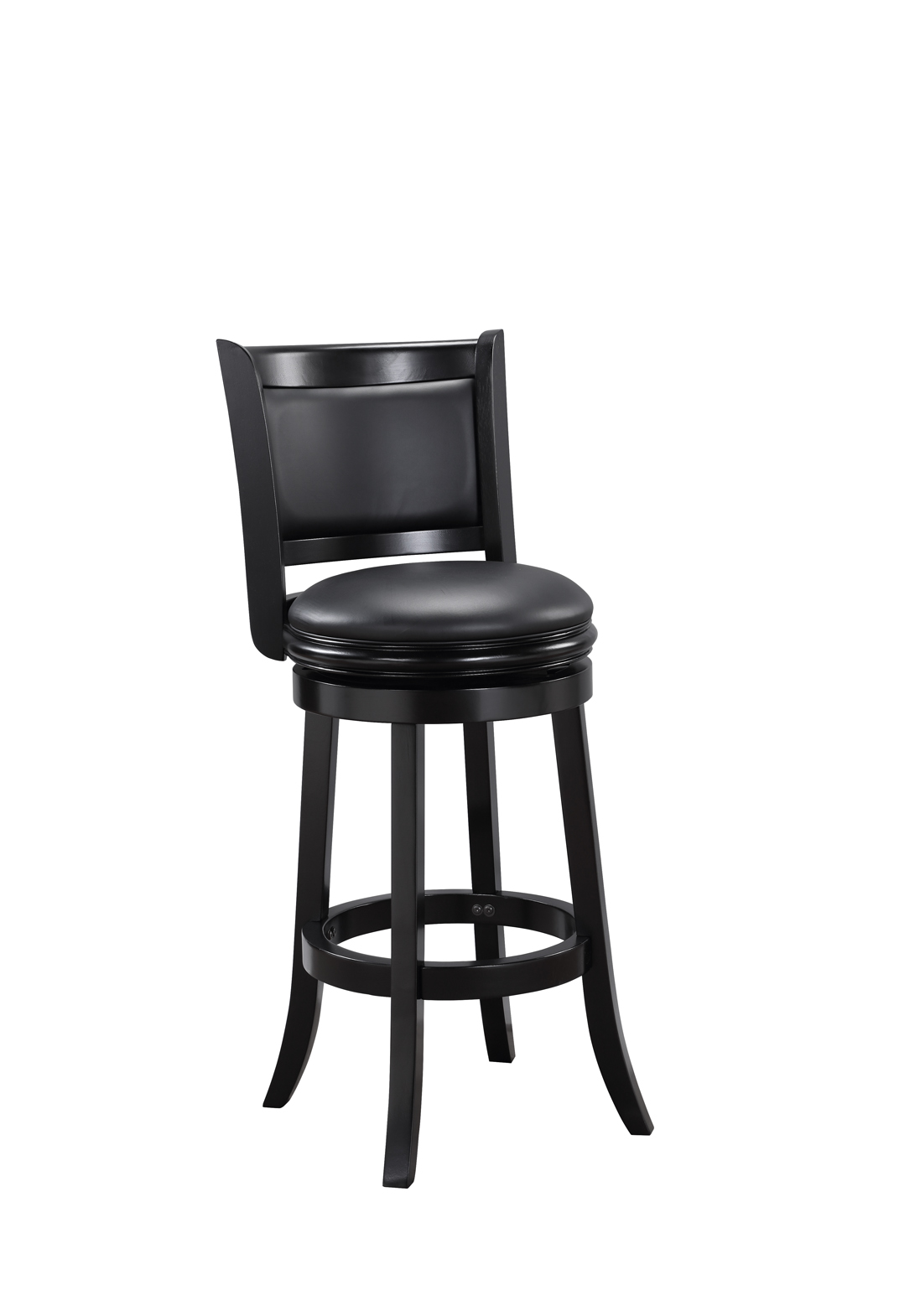 Boraam Augusta Black 29 Inch Swivel Bar Stool