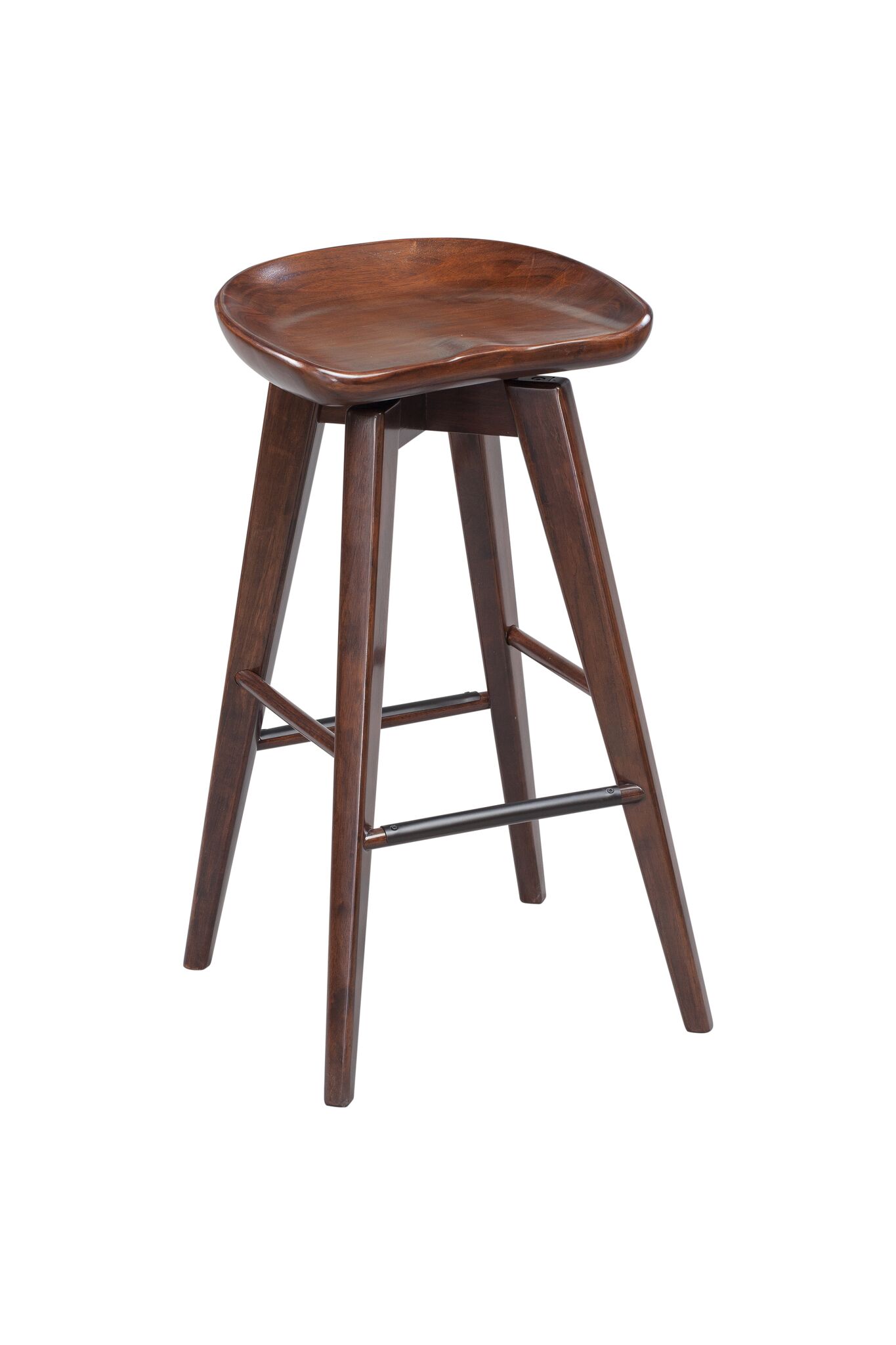 Boraam Bali Cappuccino 29 Inch Backless Swivel Bar Stool