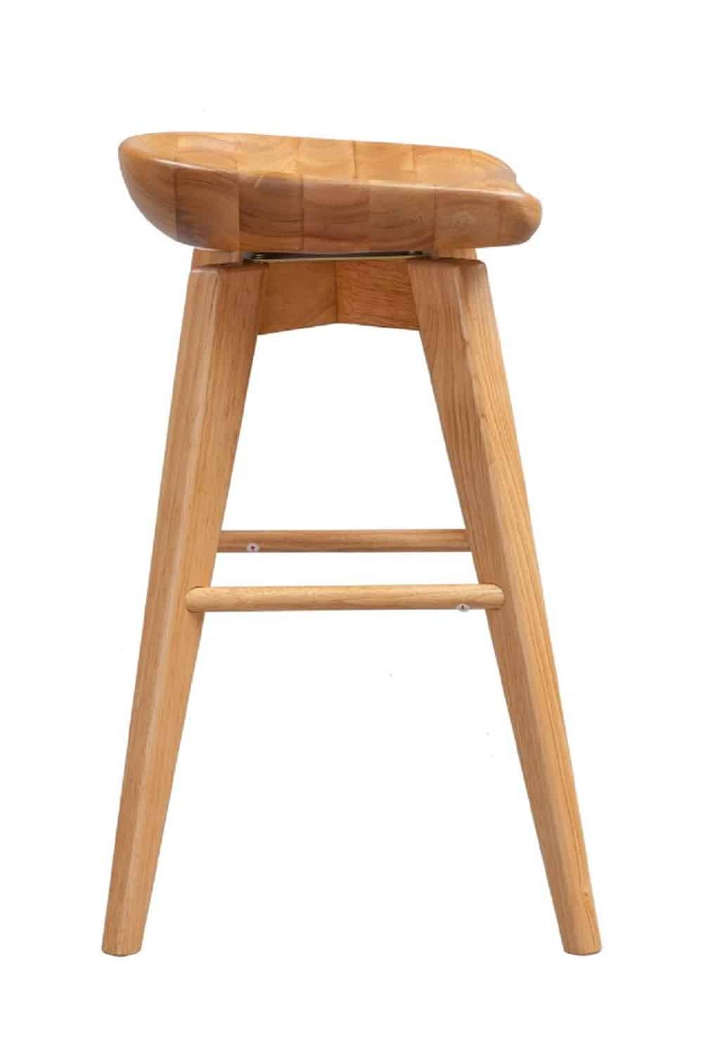 Boraam Bali Natural 24 Inch Backless Swivel Counter Stool