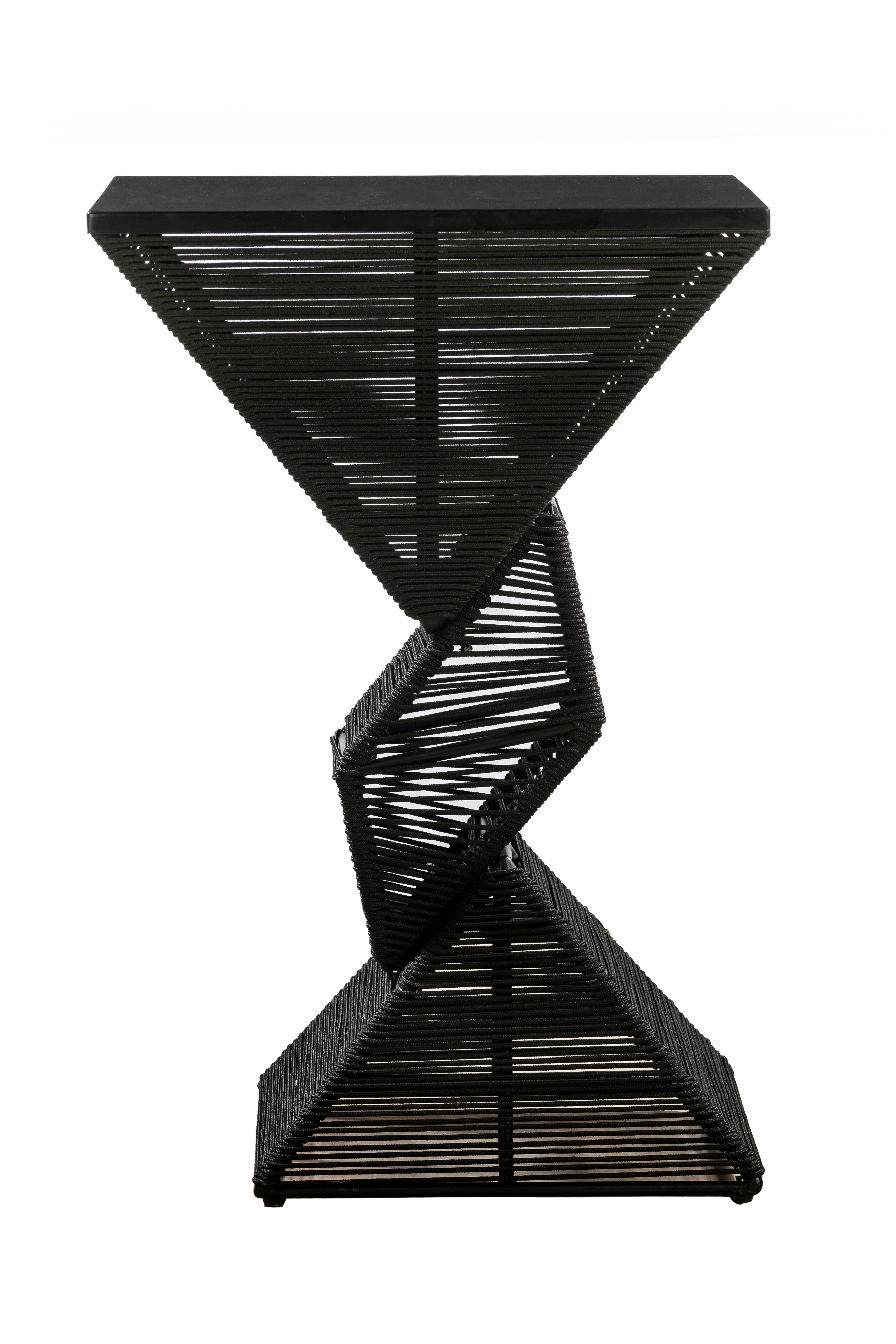 Boraam Lorenzo Black Geometric Pub Table