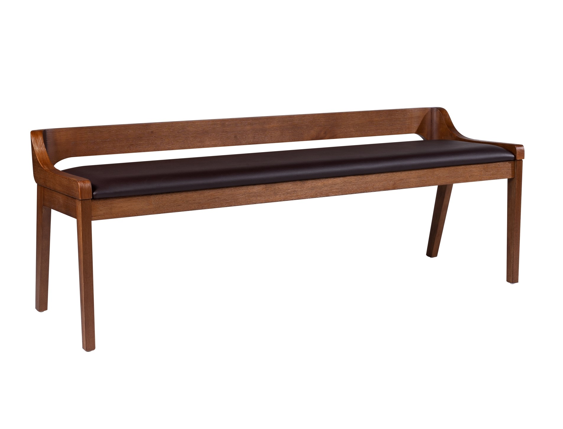 Boraam Rasmus Chestnut Wire Brush Brown Dining Bench
