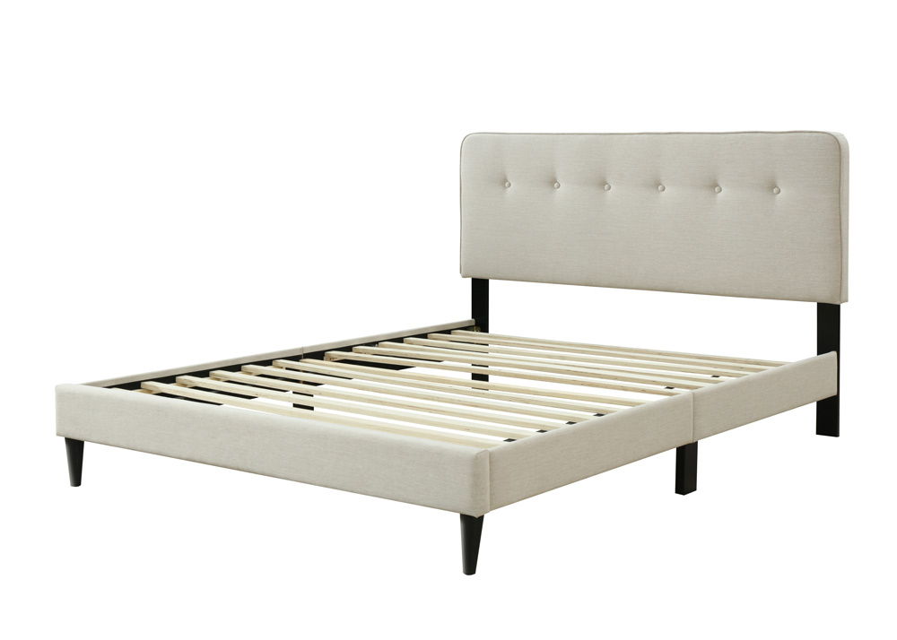 Bernold Living Amelia White Upholstered King Bed