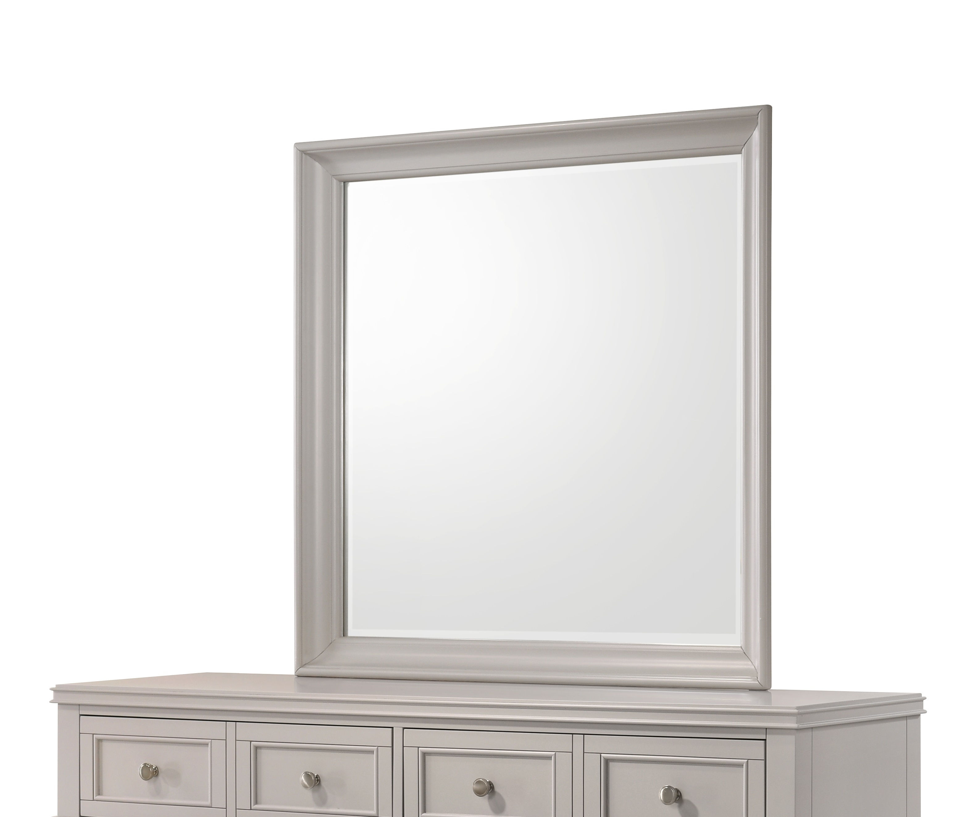 Gray Nova II Landscape Mirror