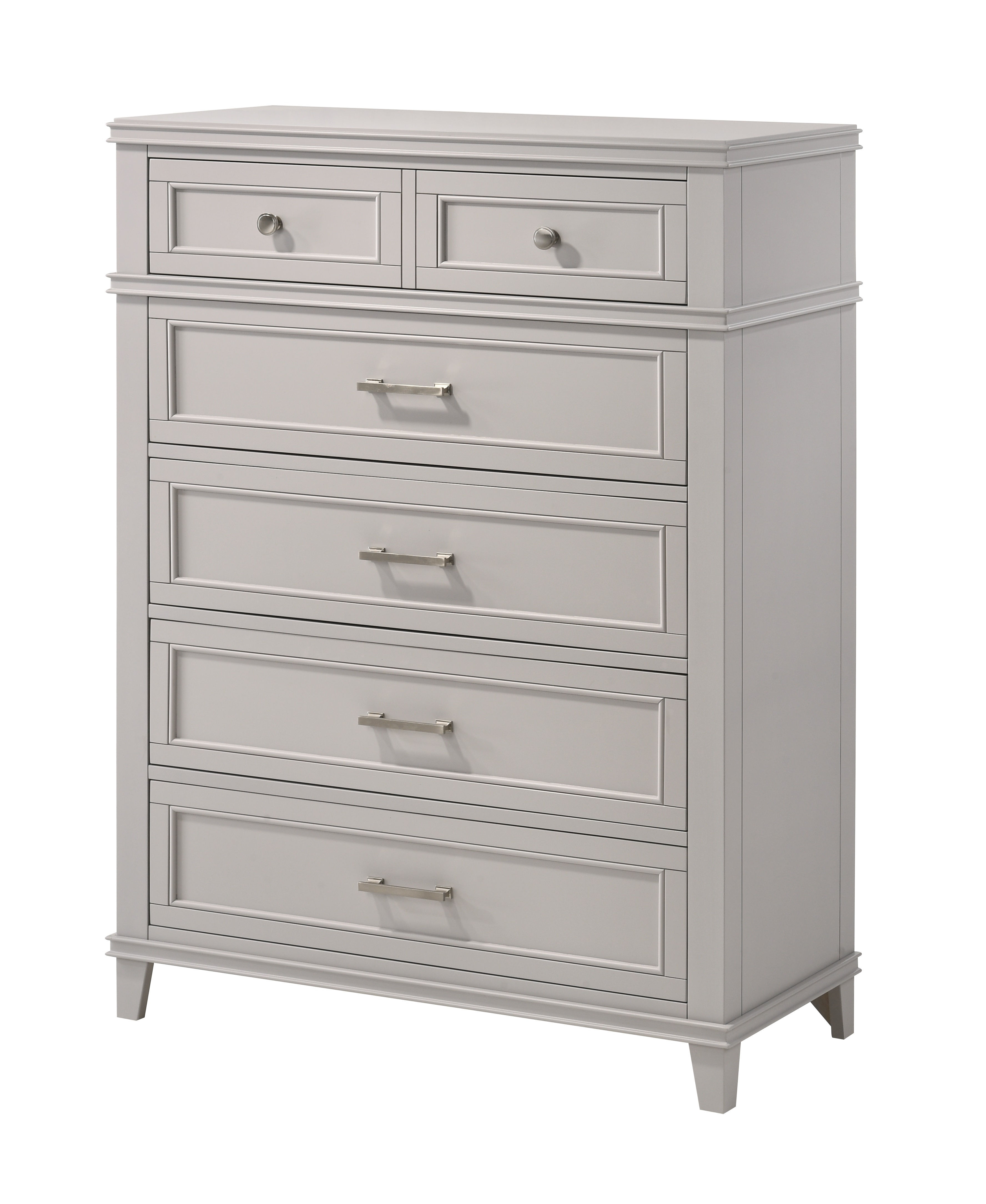 Bernold Living Nova II Gray 5 Drawer Chest