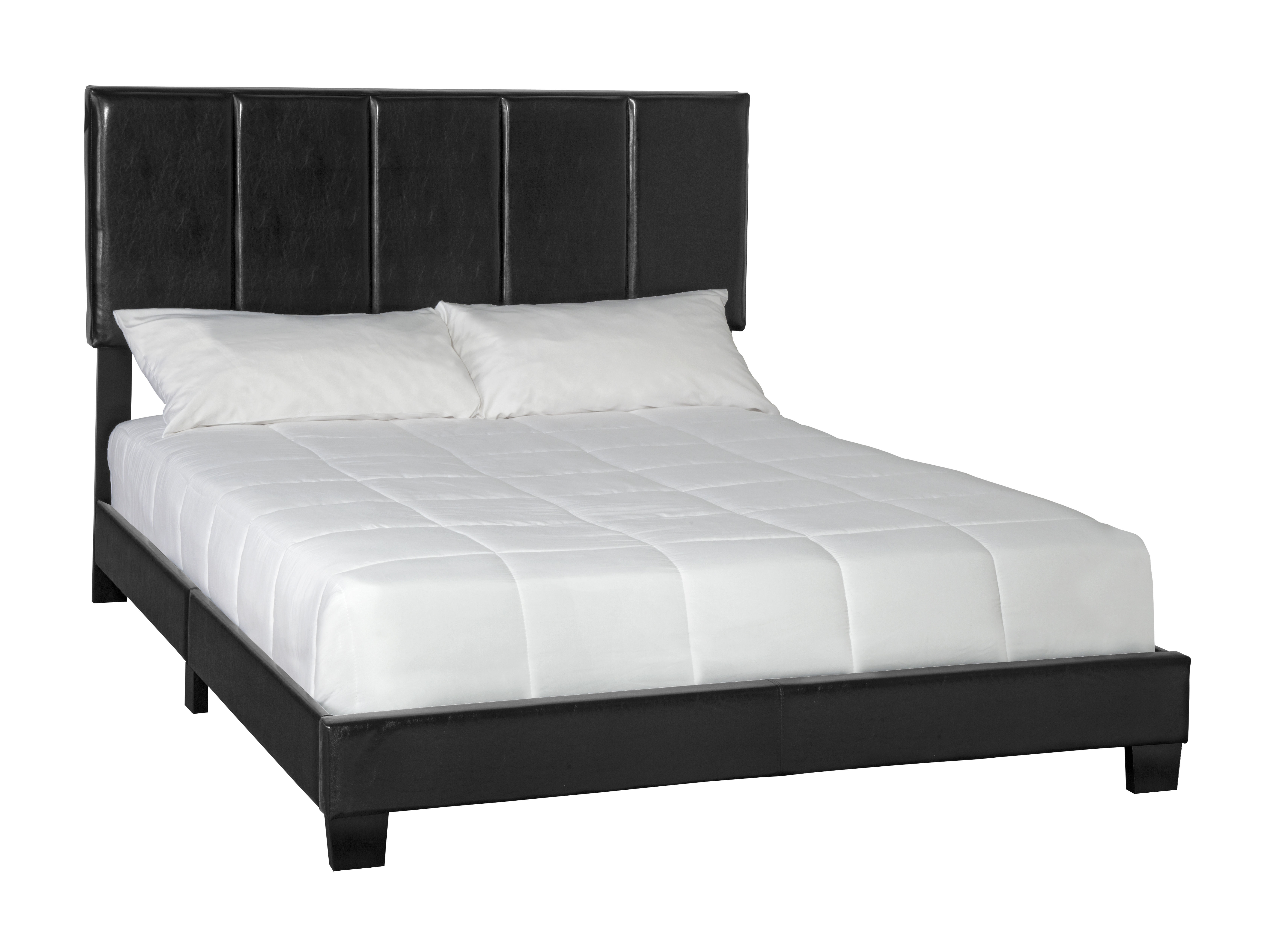 Bernold Living Harper Black Upholstered Queen Bed