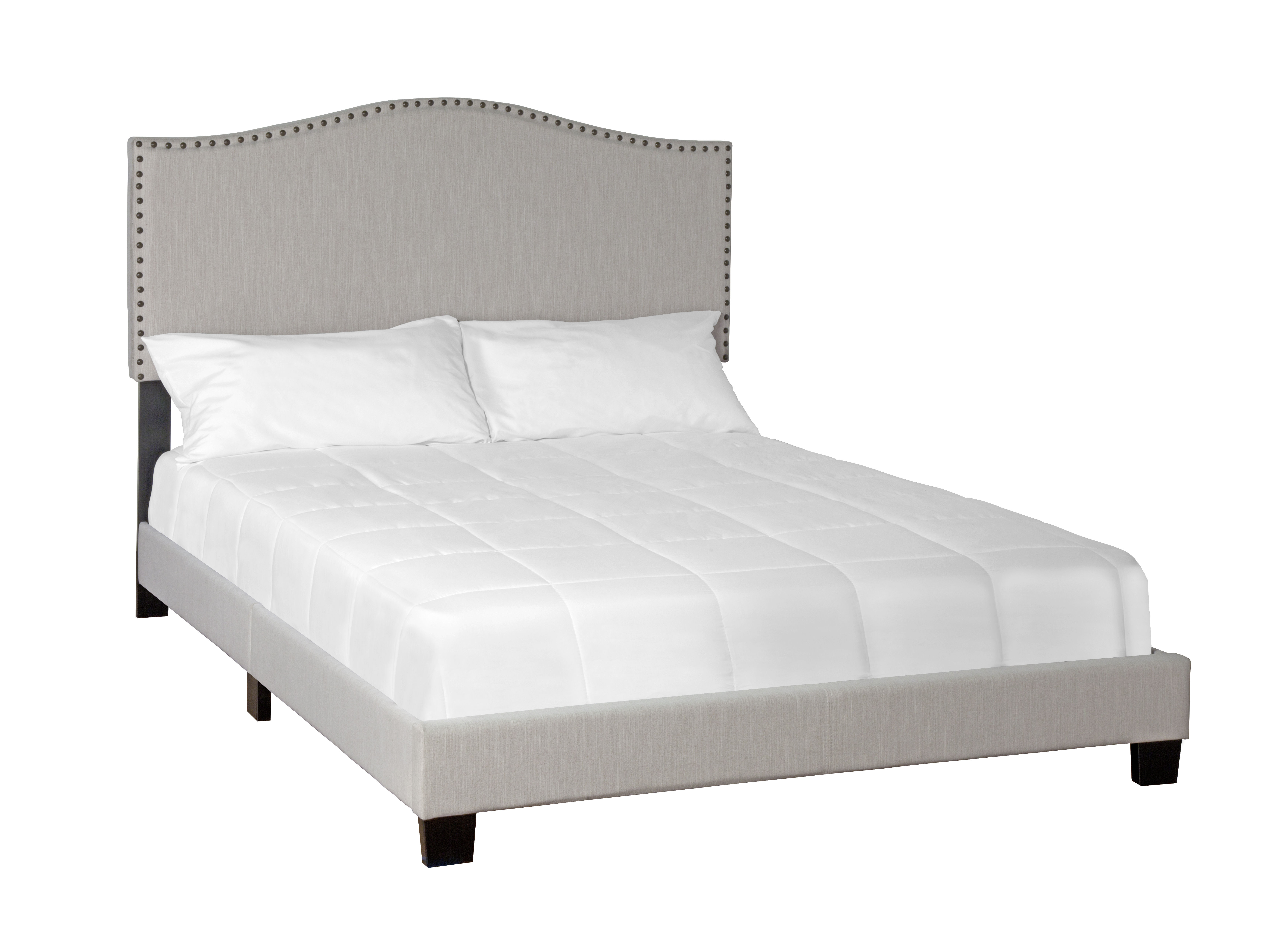 Bernold Living Darcy Off White Upholstered King Bed