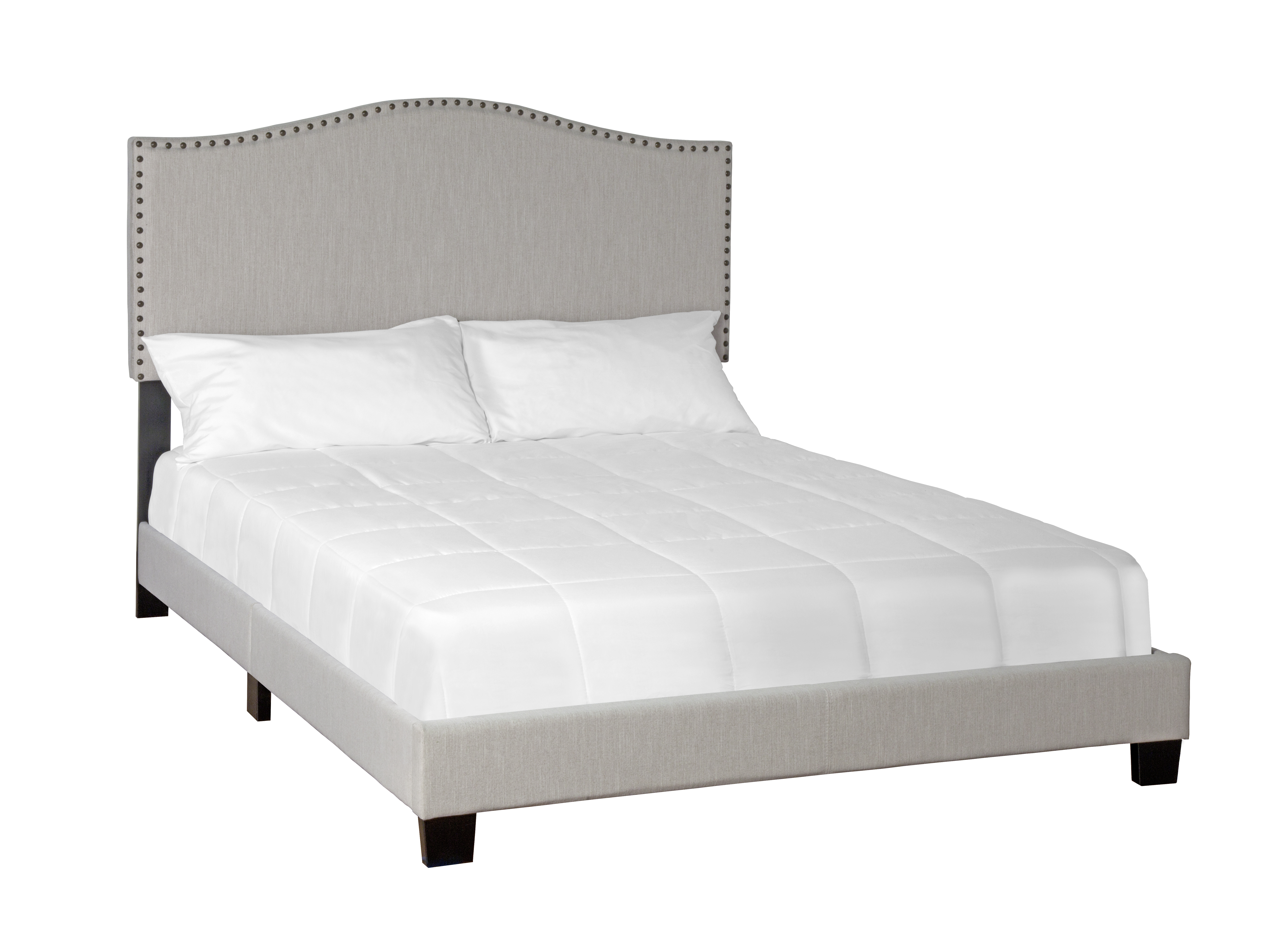 Bernold Living Darcy Off White Upholstered Twin Bed