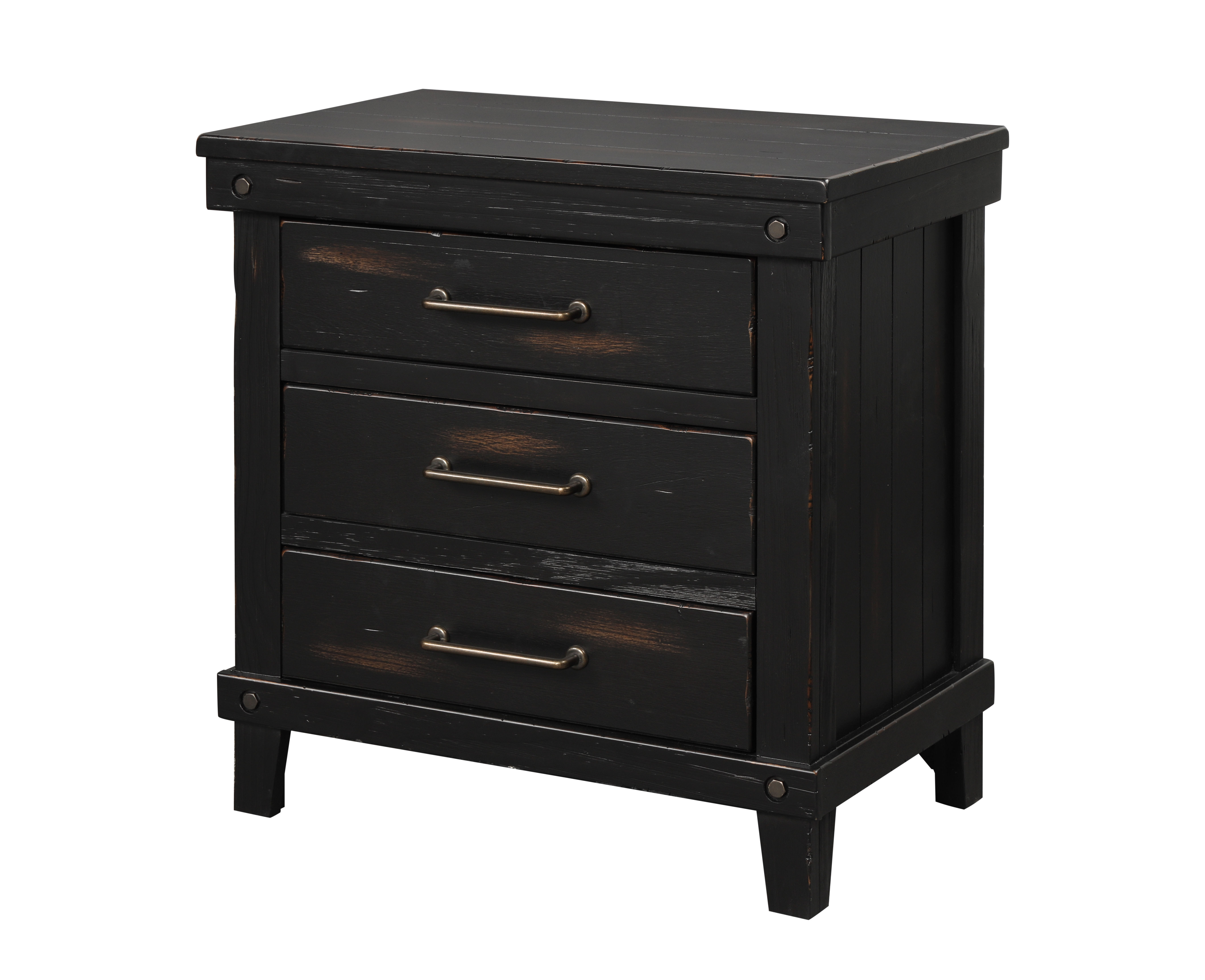 Bernold Living Spruce Creek Black Nightstand