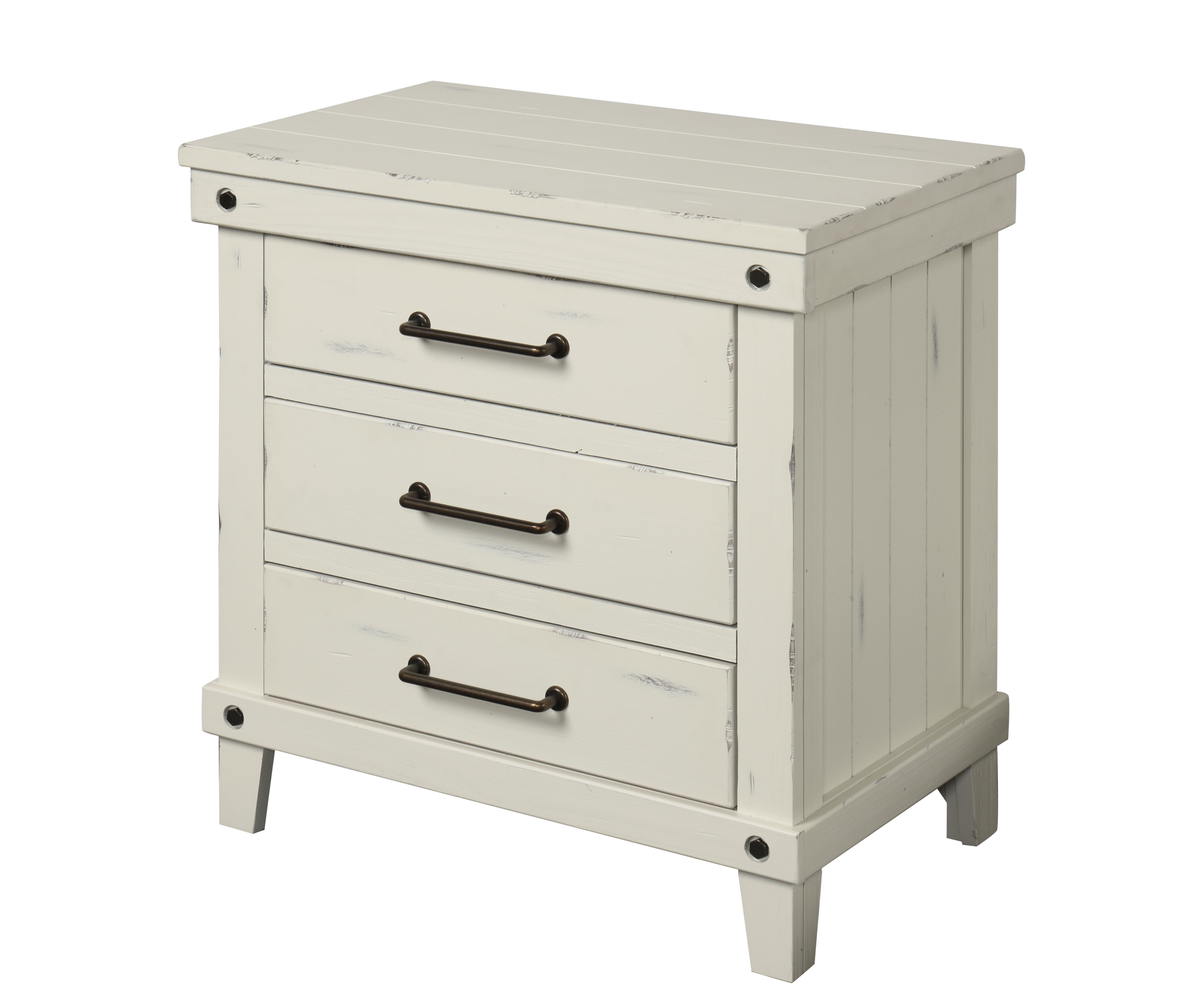 Spruce Creek White Nightstand