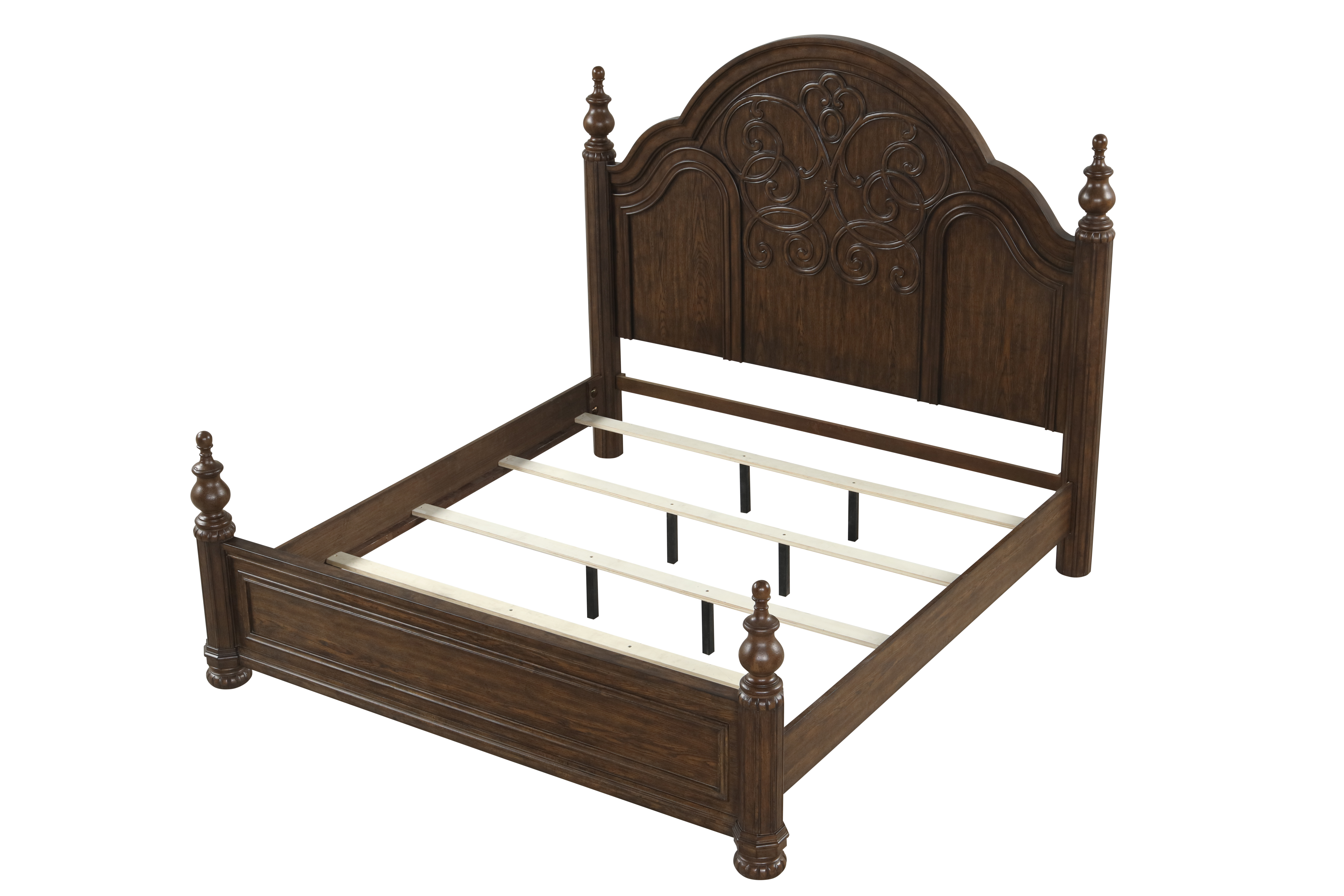 Bernold Living Tuscany Warm Mahogany Queen Panel Bed