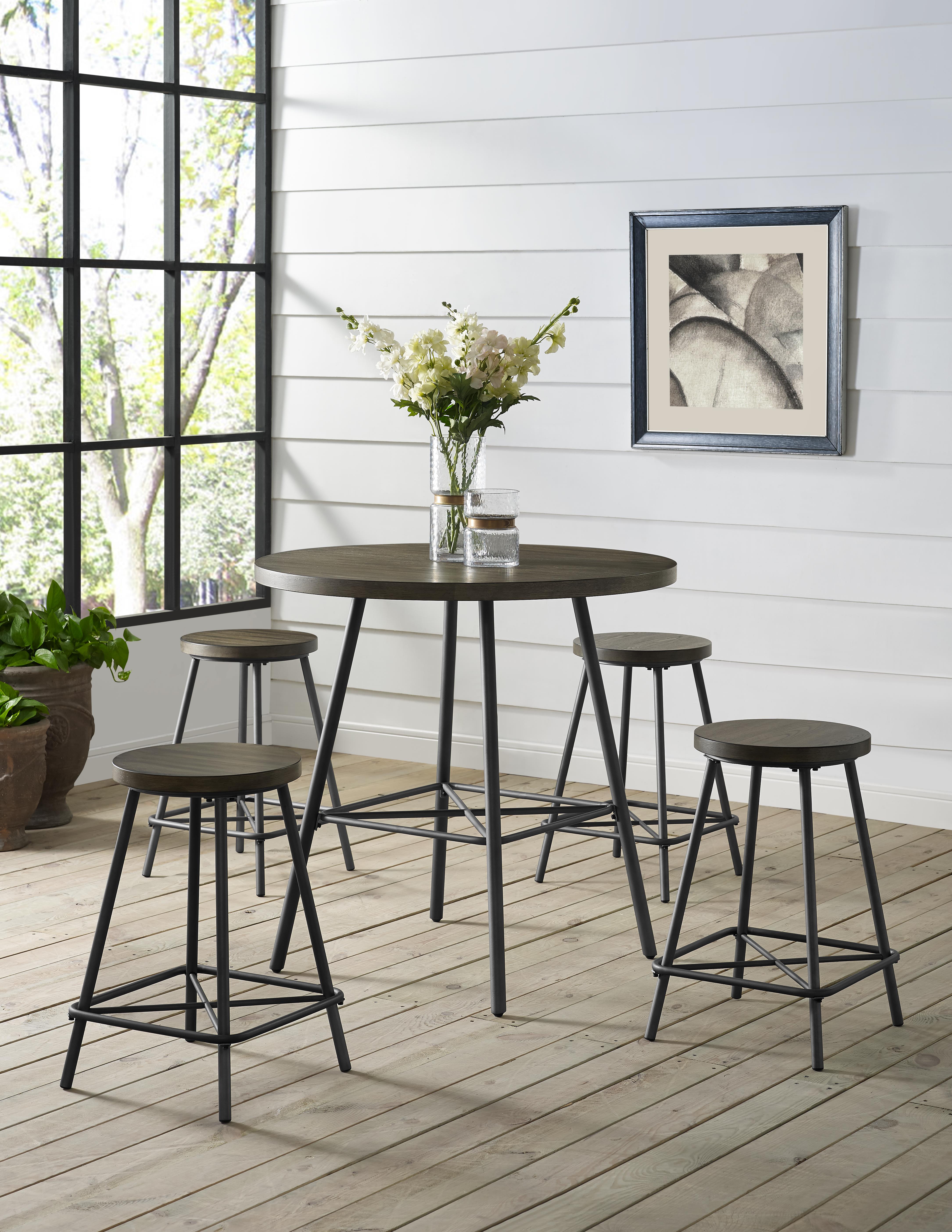 Bernold Living Branson Aged Barrel 5pc Counter Height set