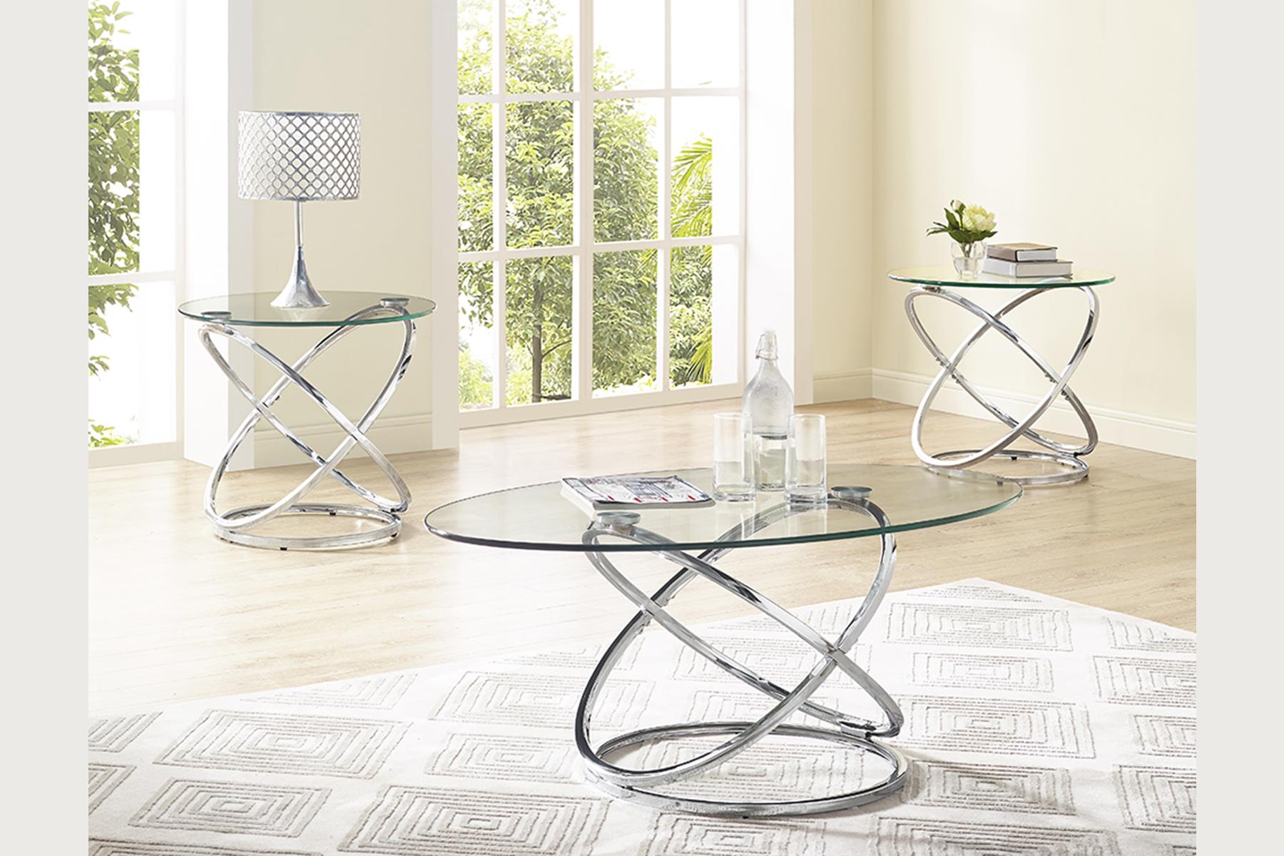 Bernold Living Atomic Clear Chrome 3 In 1 Pack