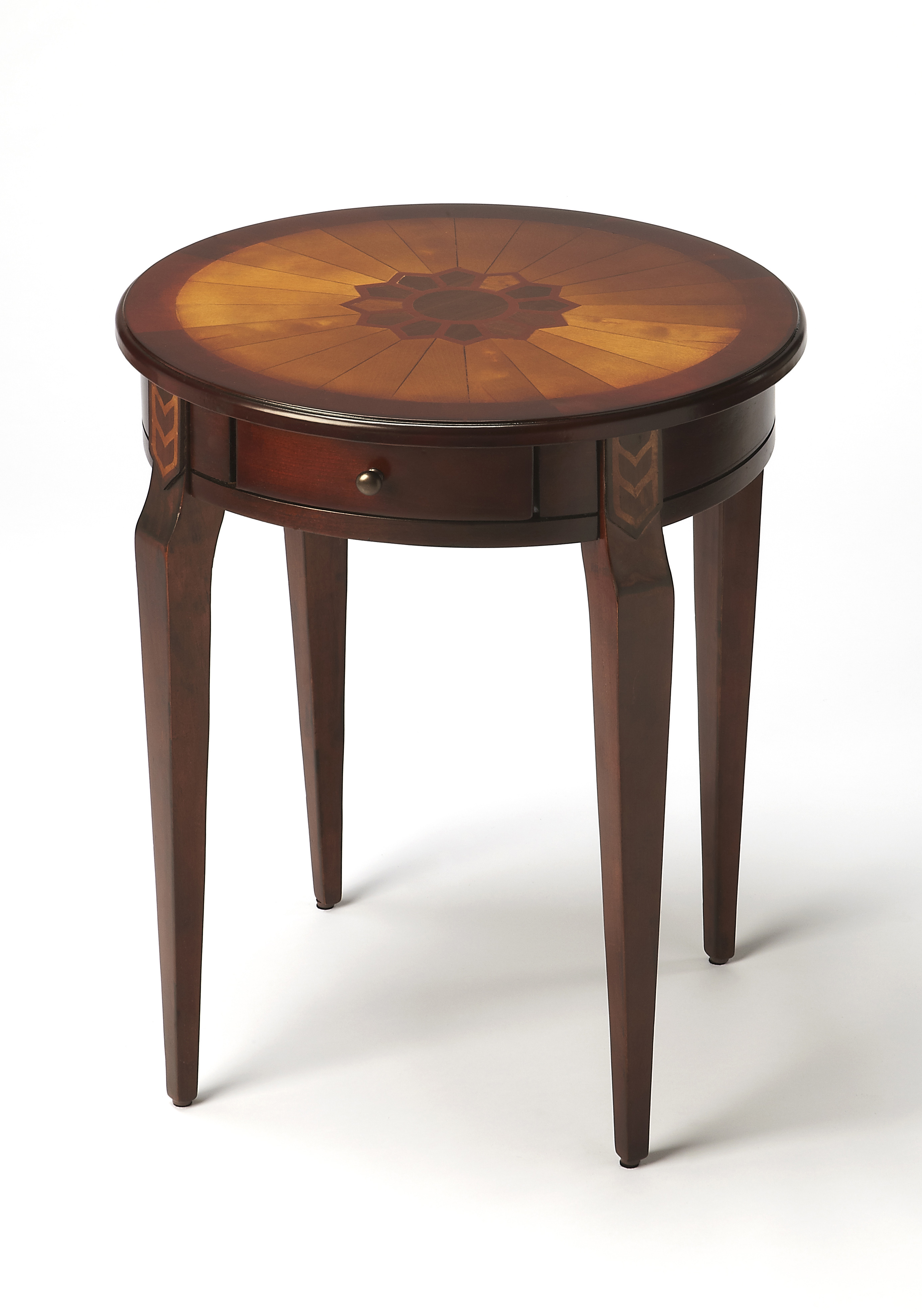 Butler Specialty Heritage Archer Dark Brown Cherry Side Table